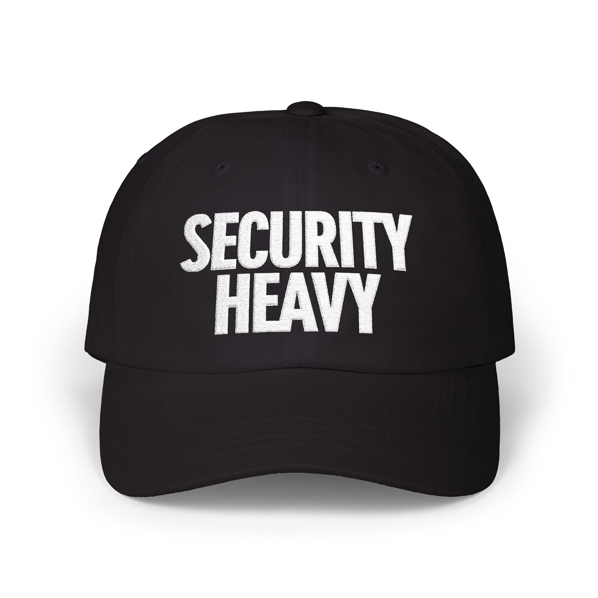 Security Heavy Embroidered Dad Hat