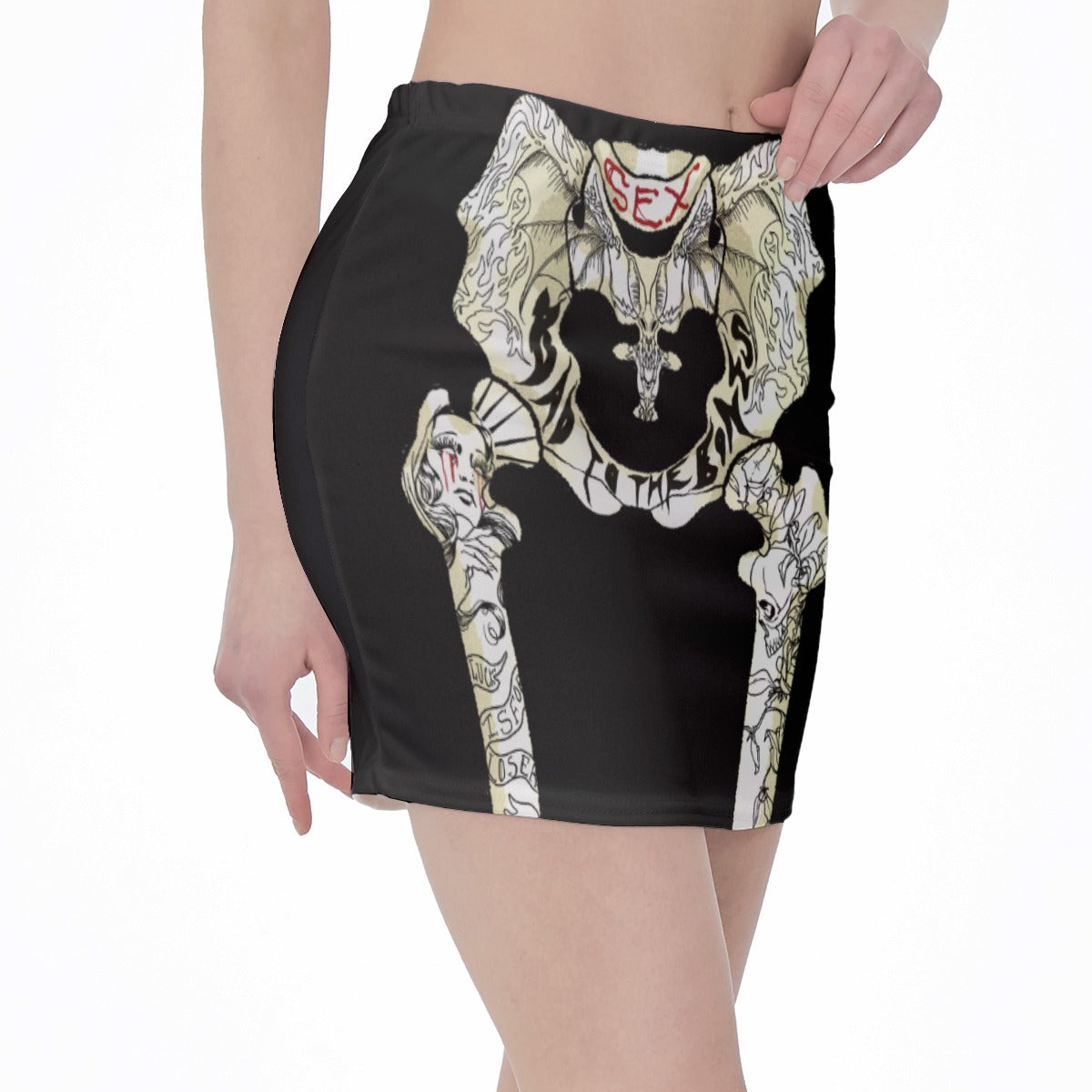 Bones - Skeleton Hip Skirt