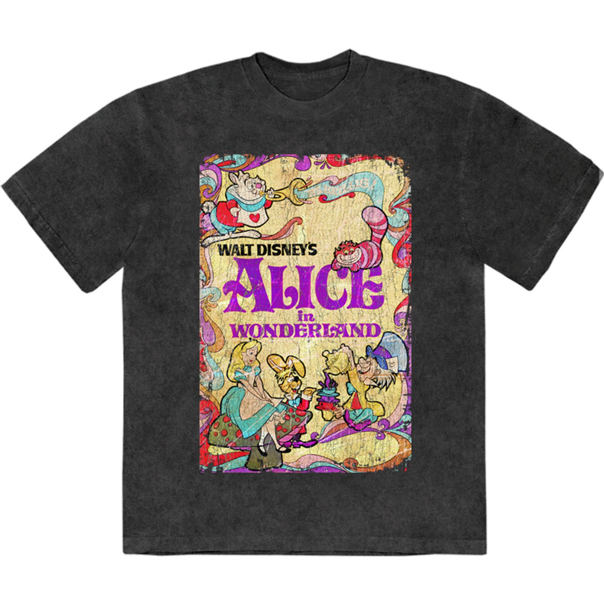 Disney® - Unisex T-Shirt: Alice In Wonderland - Psych Poster