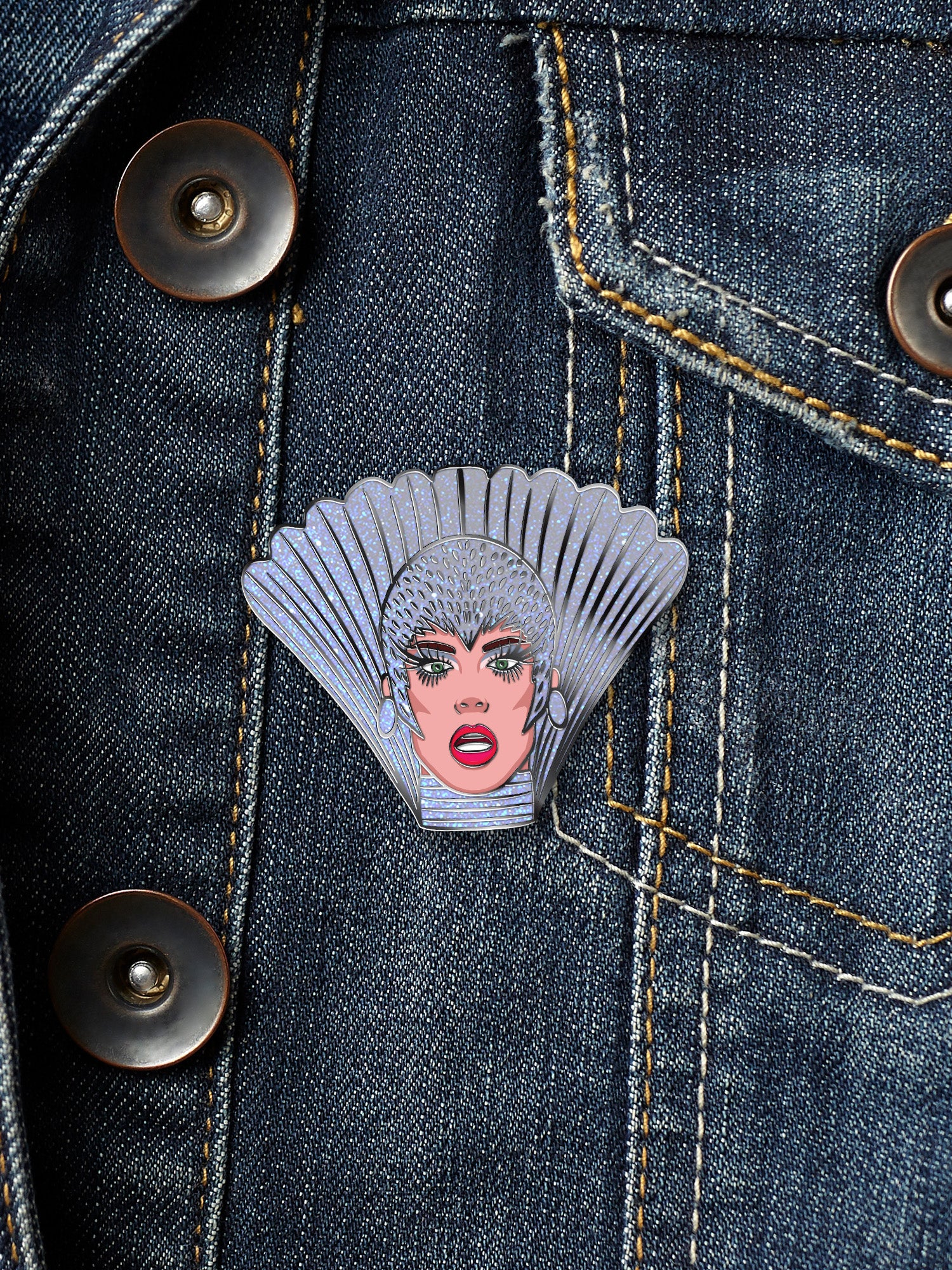 Alyssa Edwards - Peacock Enamel Pin