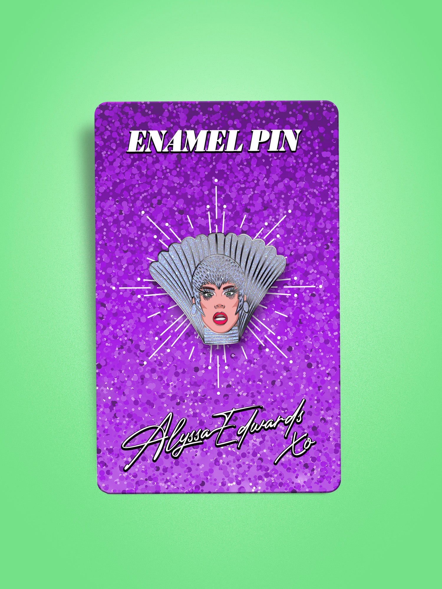 Alyssa Edwards - Peacock Enamel Pin