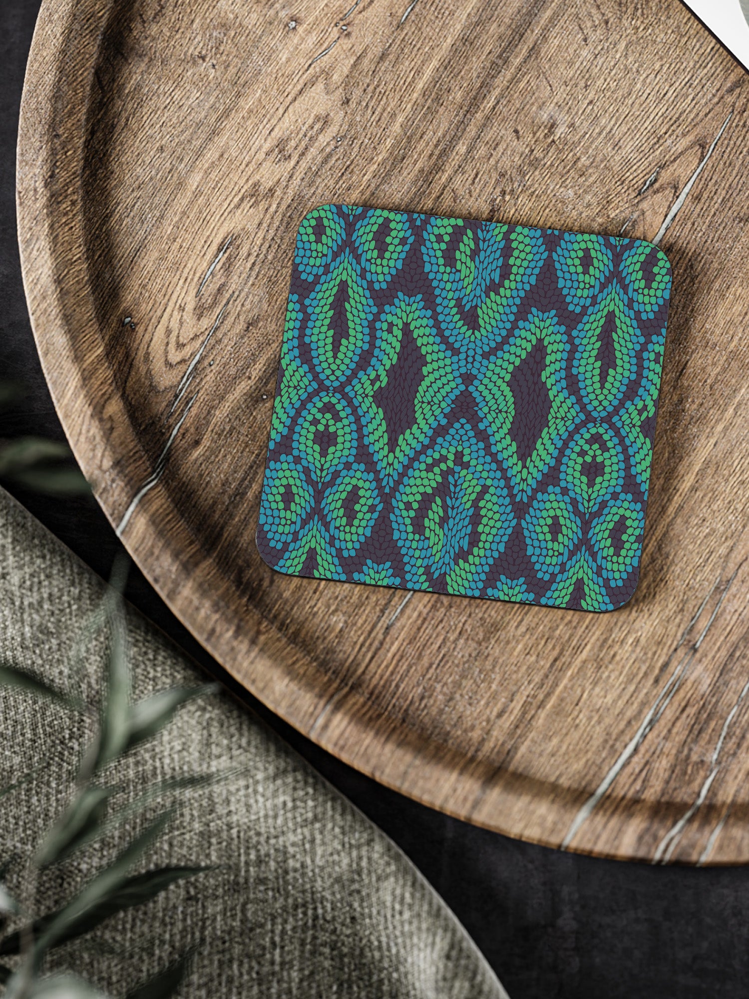 Animal Print Snake Skin Coaster