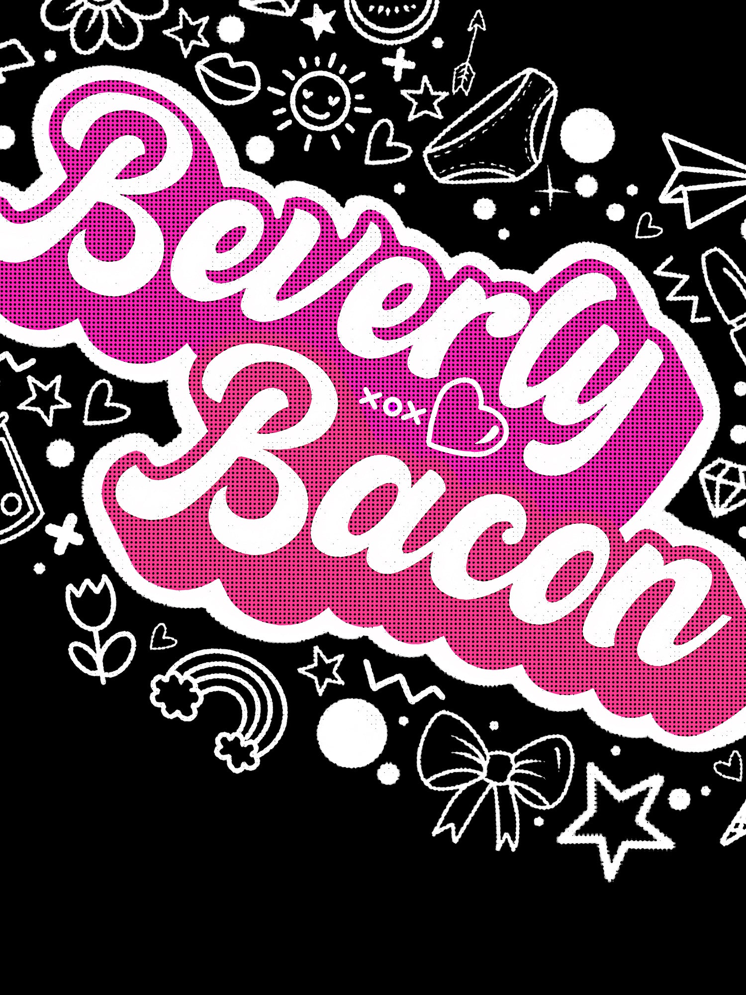 Beverly Bacon - Doodles Hoodie