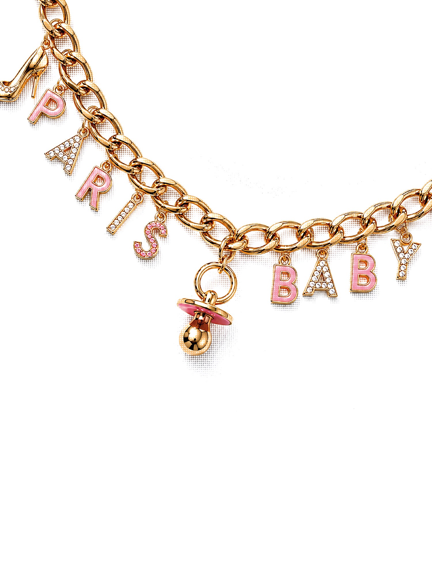 Paris Baby - Chain Cropped Baby Tee