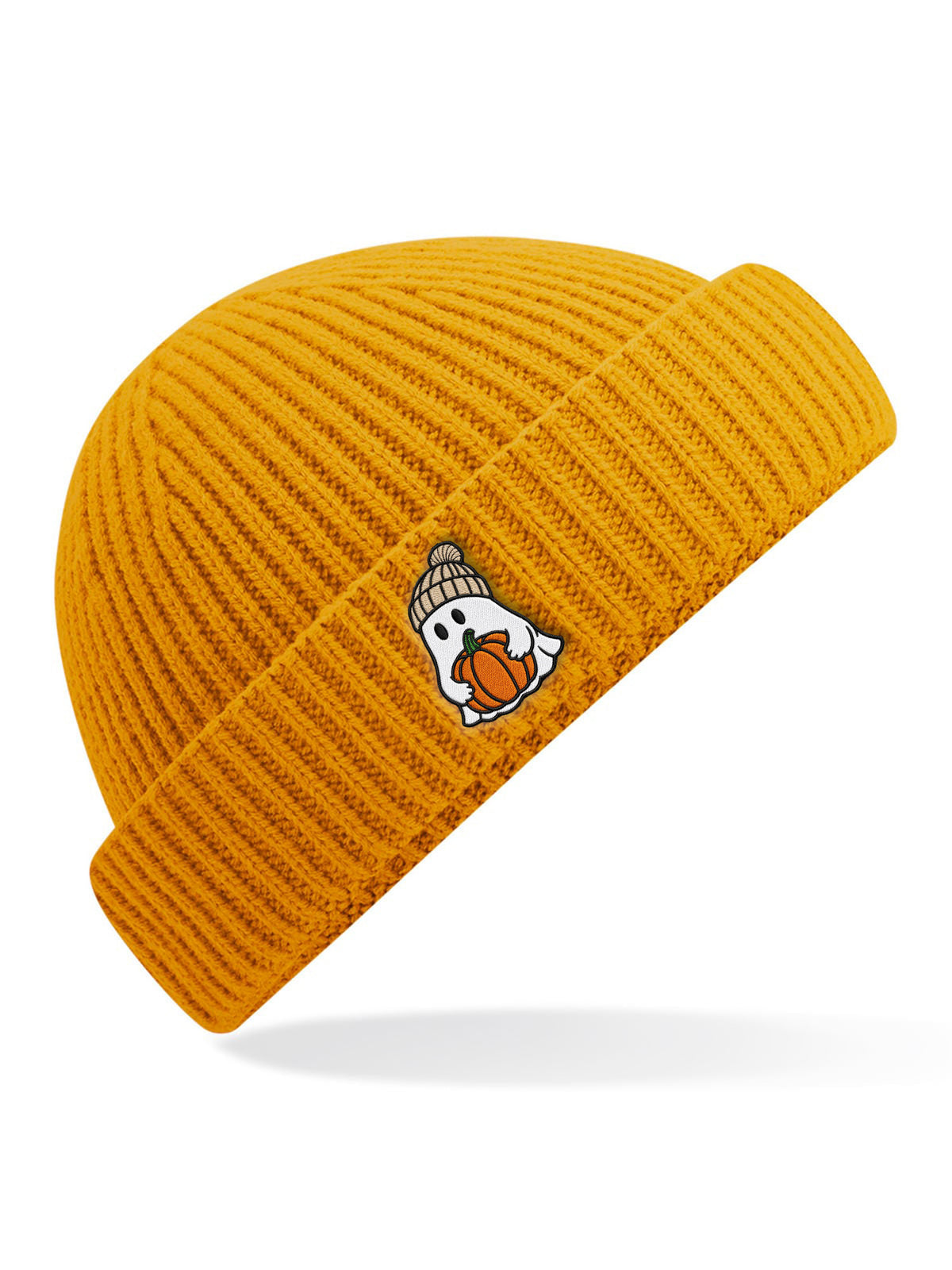 Pumpikin Ghost - Embroidered Beanie