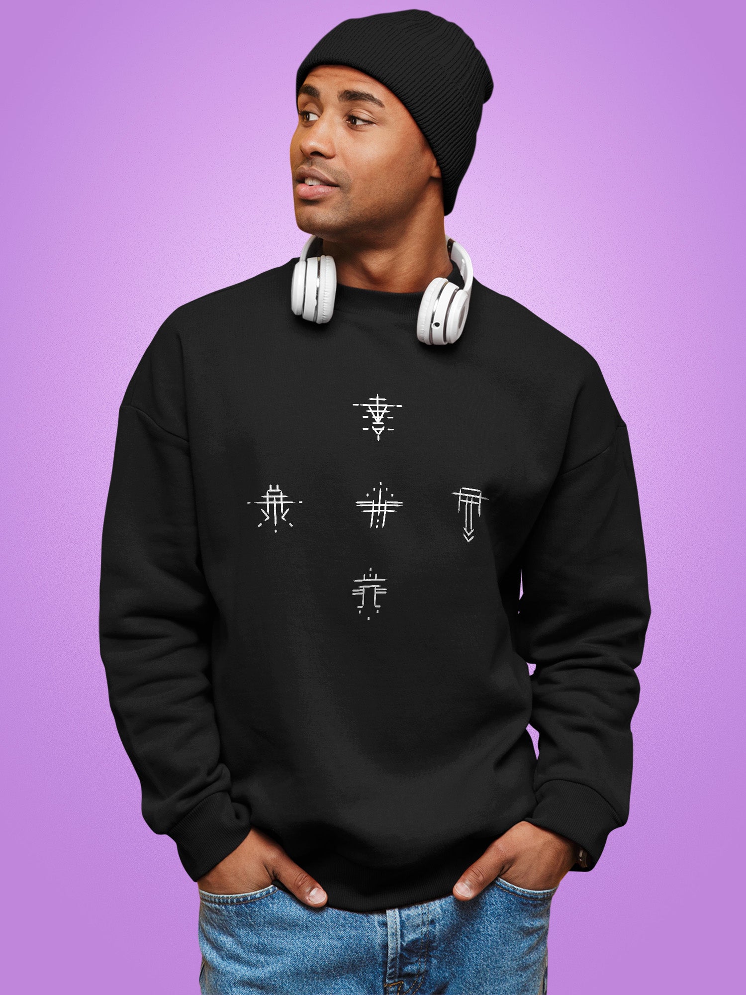 Bones - Symbols Round Sweatshirt