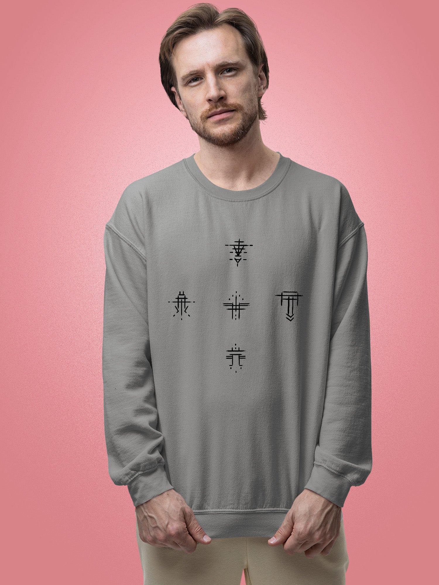 Bones - Symbols Round Sweatshirt