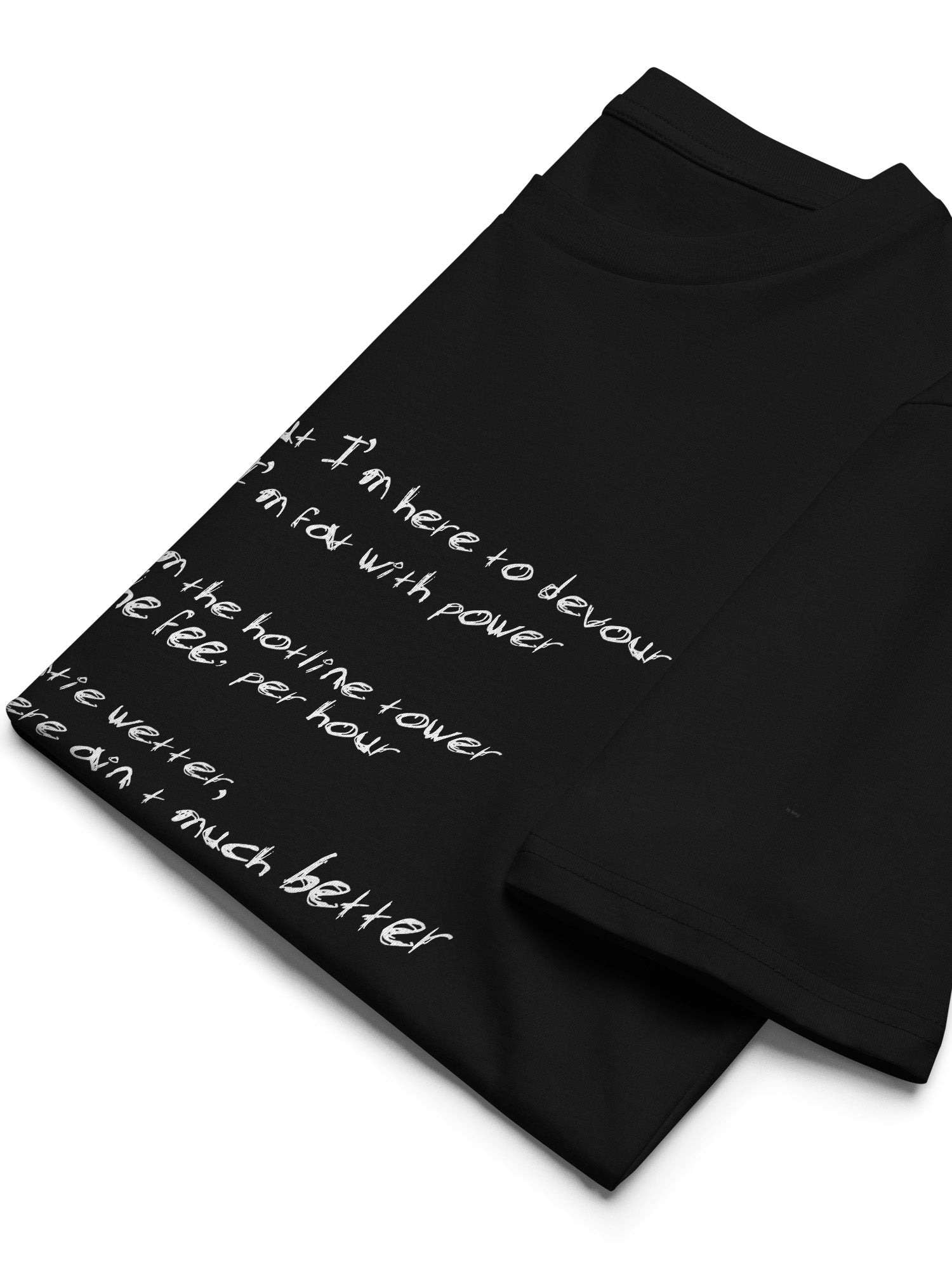 Bones - Hotline X Lyrics T-shirt