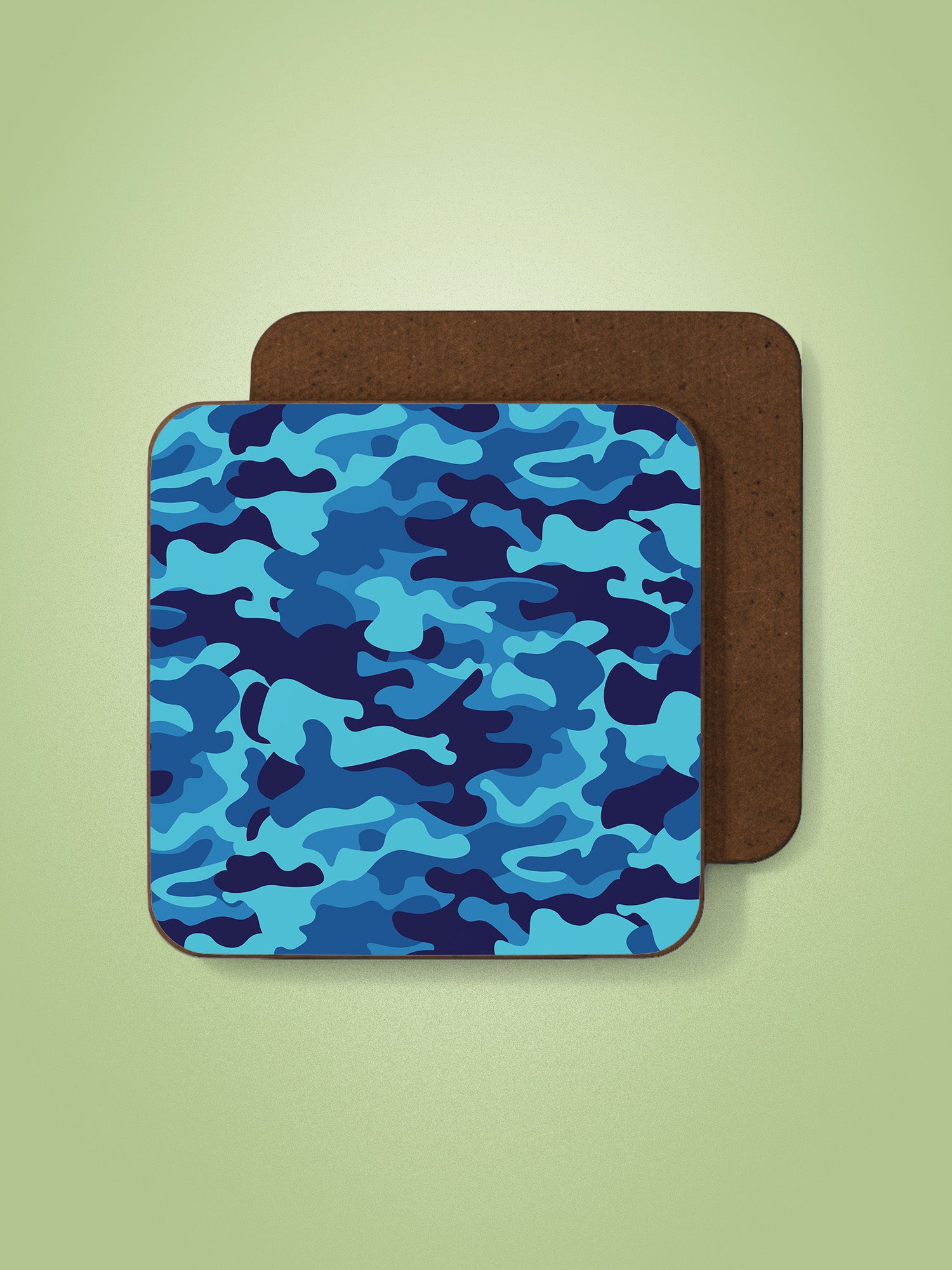 Camo Blue Coaster