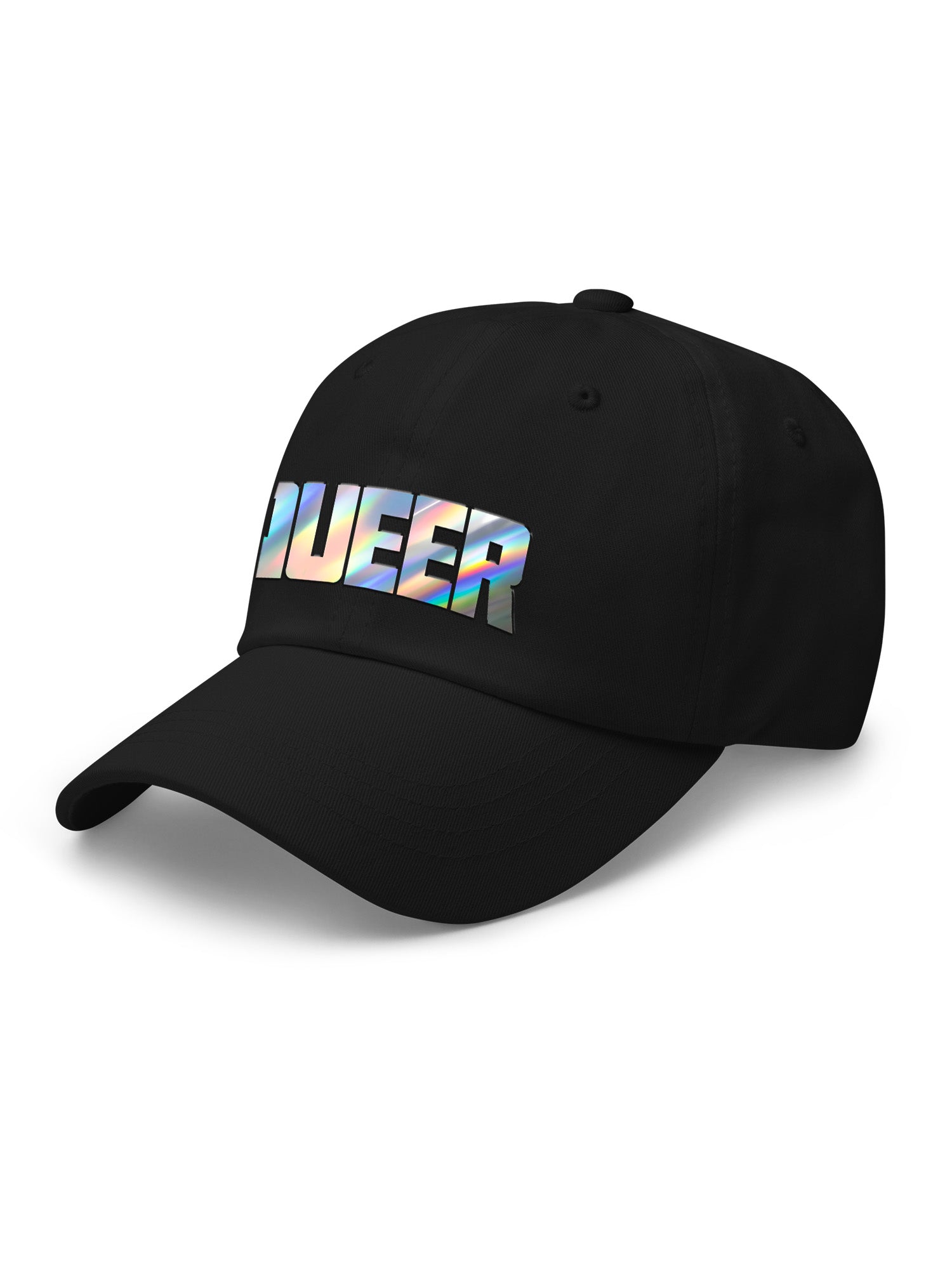 Queer Holographic Dad Hat