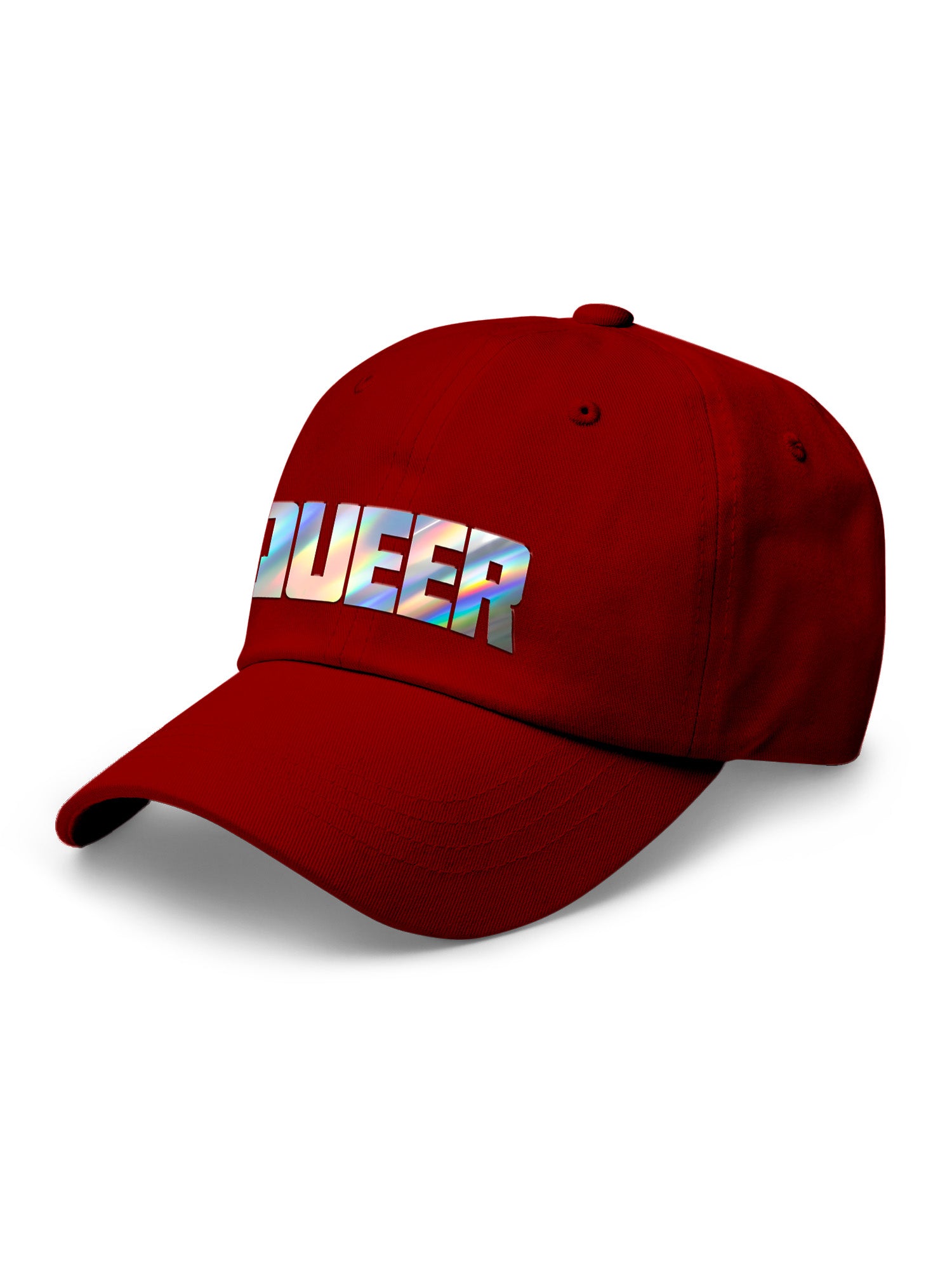 Queer Holographic Dad Hat
