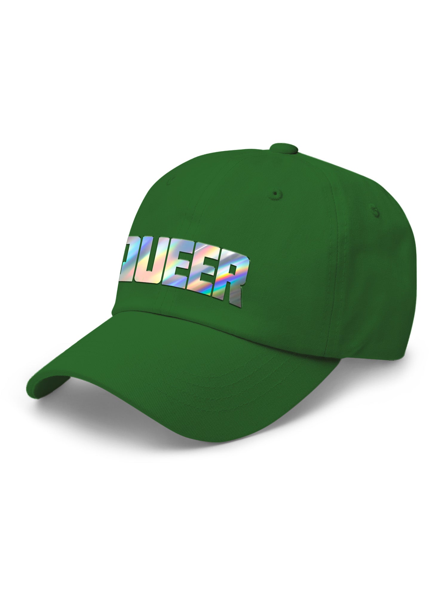 Queer Holographic Dad Hat