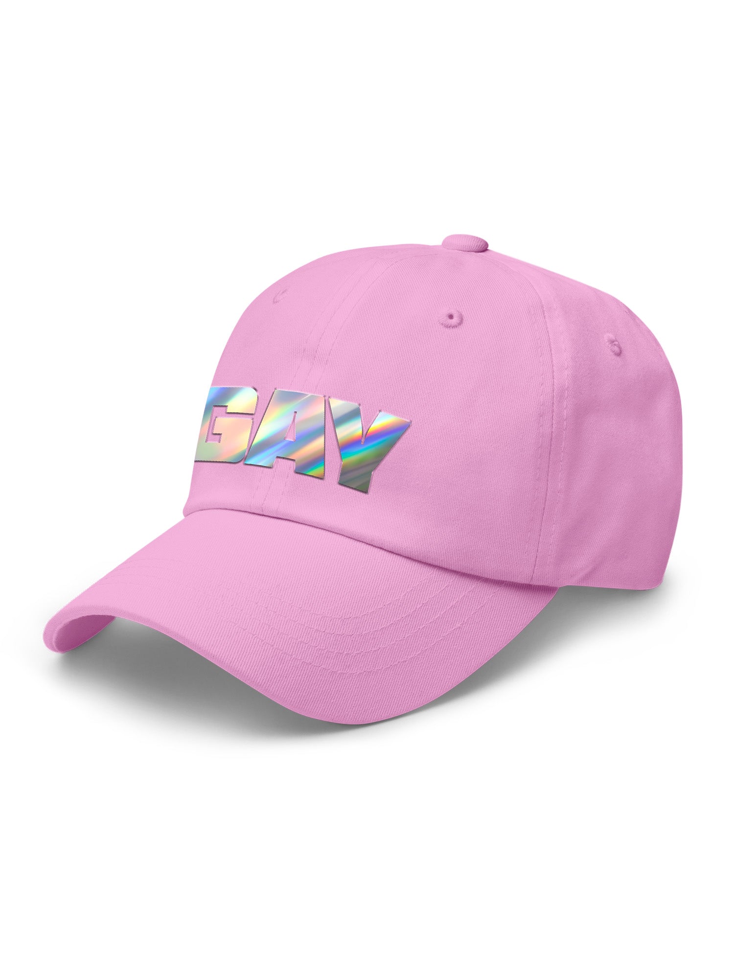 Gay Holographic Dad Hat