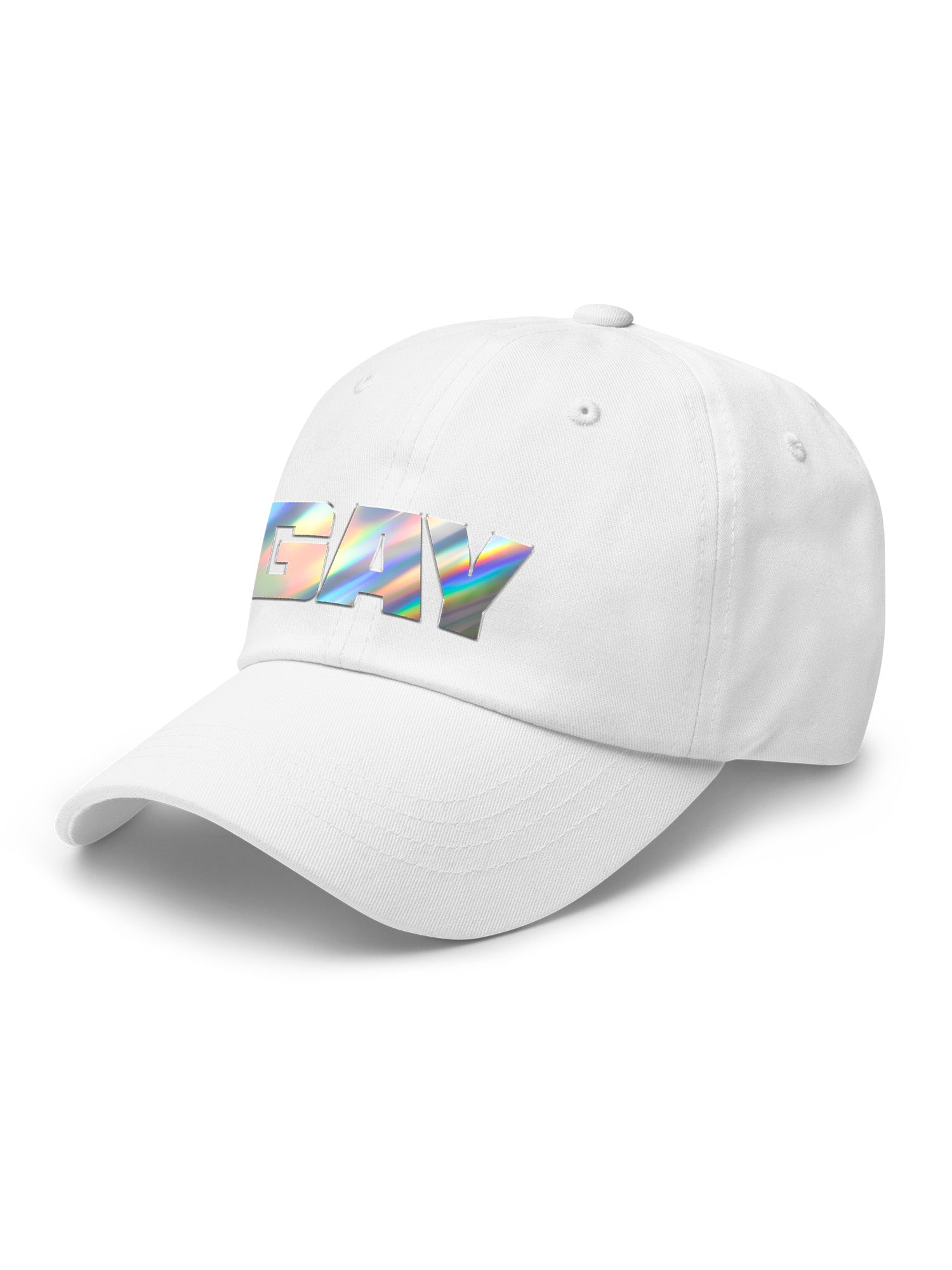 Gay Holographic Dad Hat