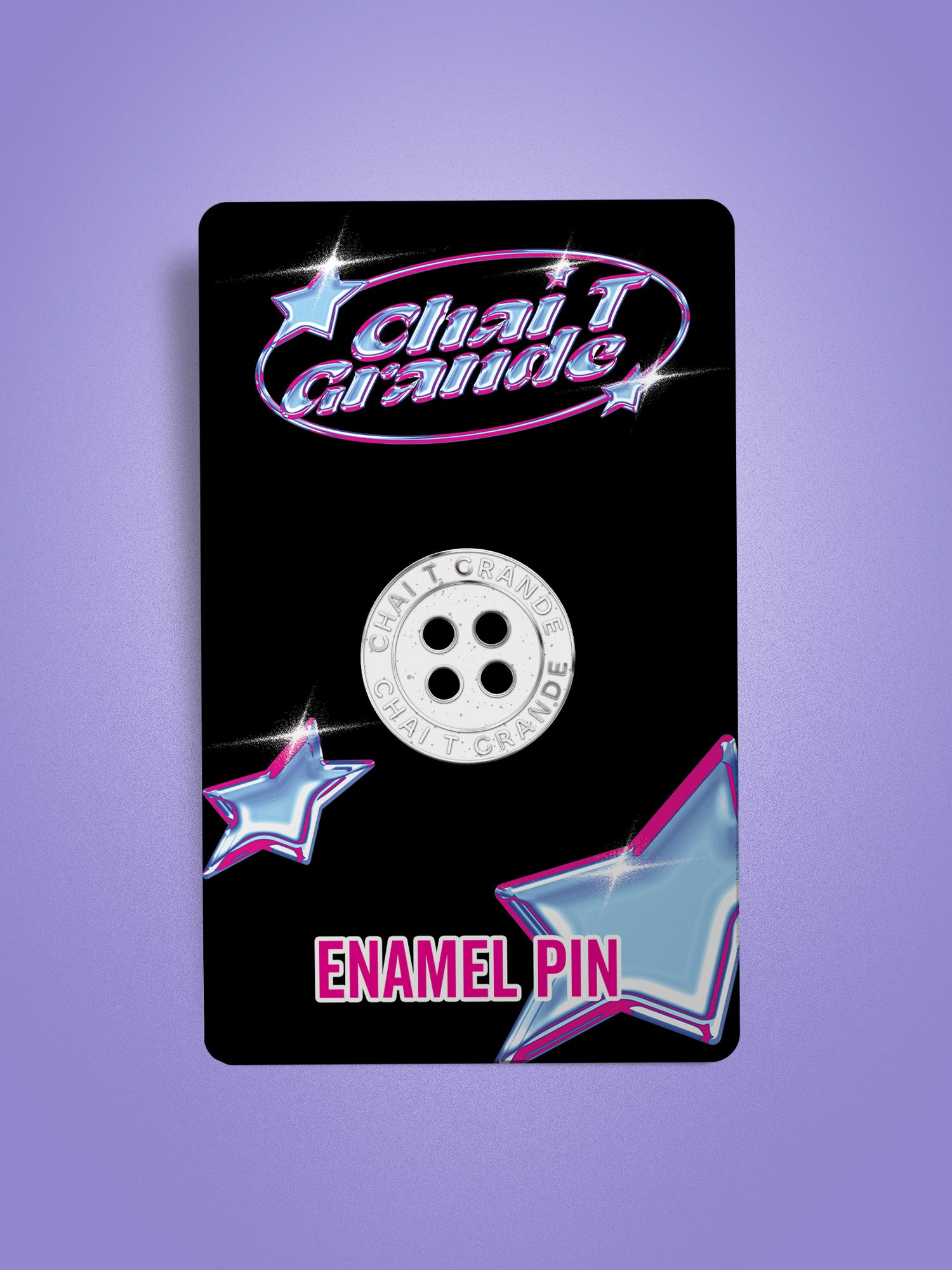 Chai T Grande - Oversized Enamel Pin