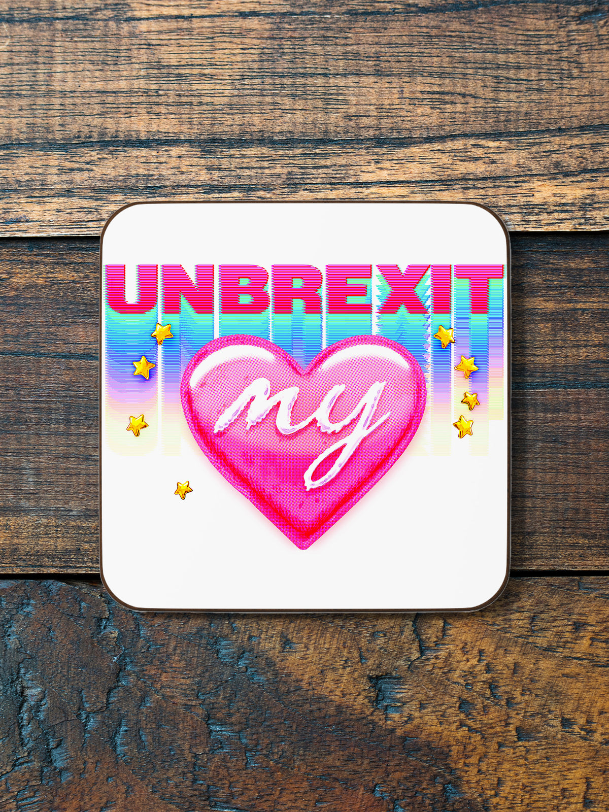 Jock Mooney - Unbrexit My Heart Coaster