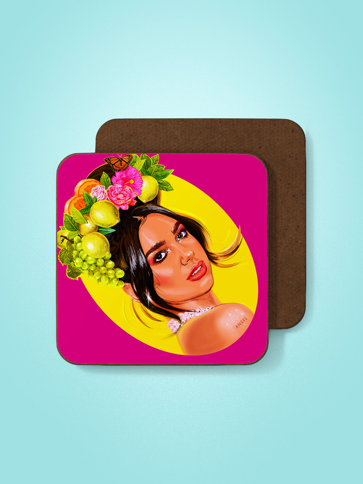 Jock Mooney - Flower Girl Coaster