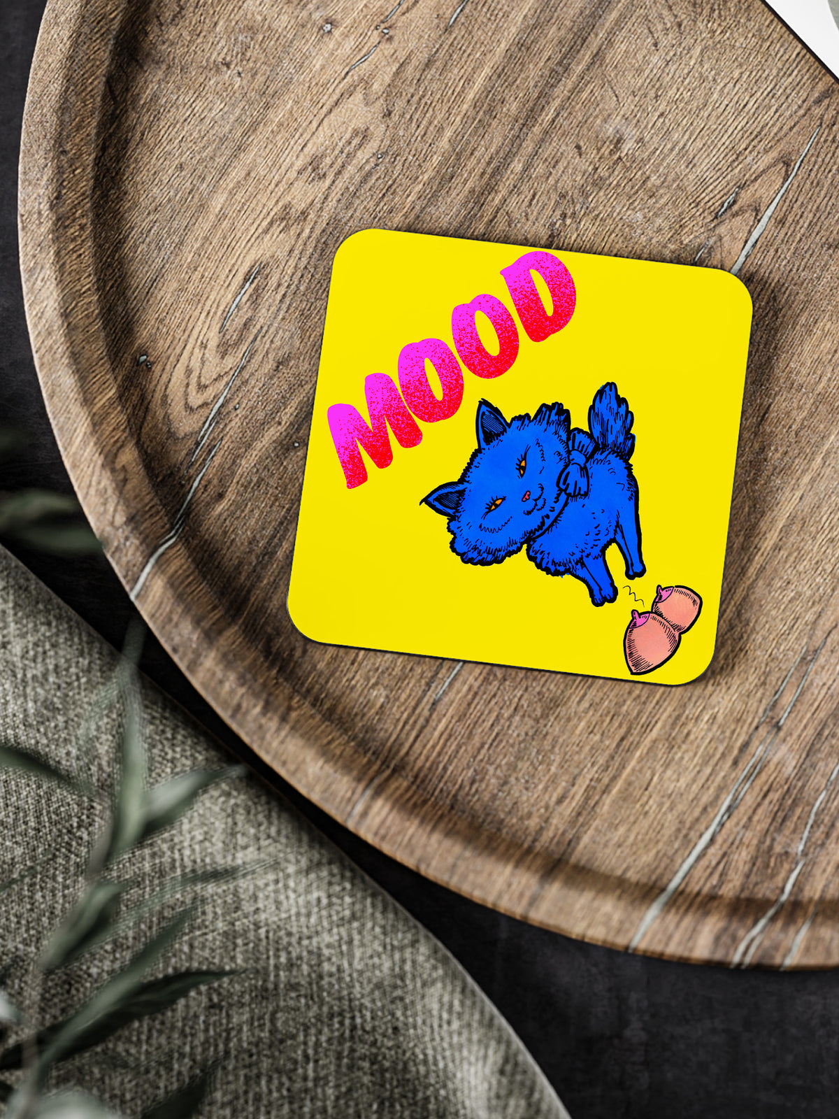 Jock Mooney - Mood Cat Coaster