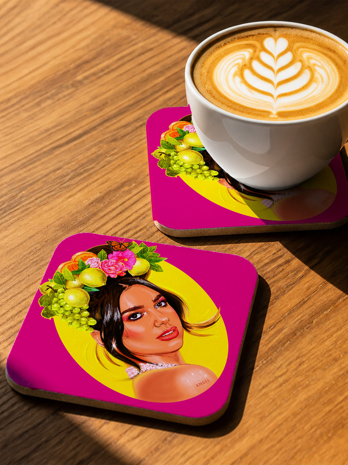 Jock Mooney - Flower Girl Coaster