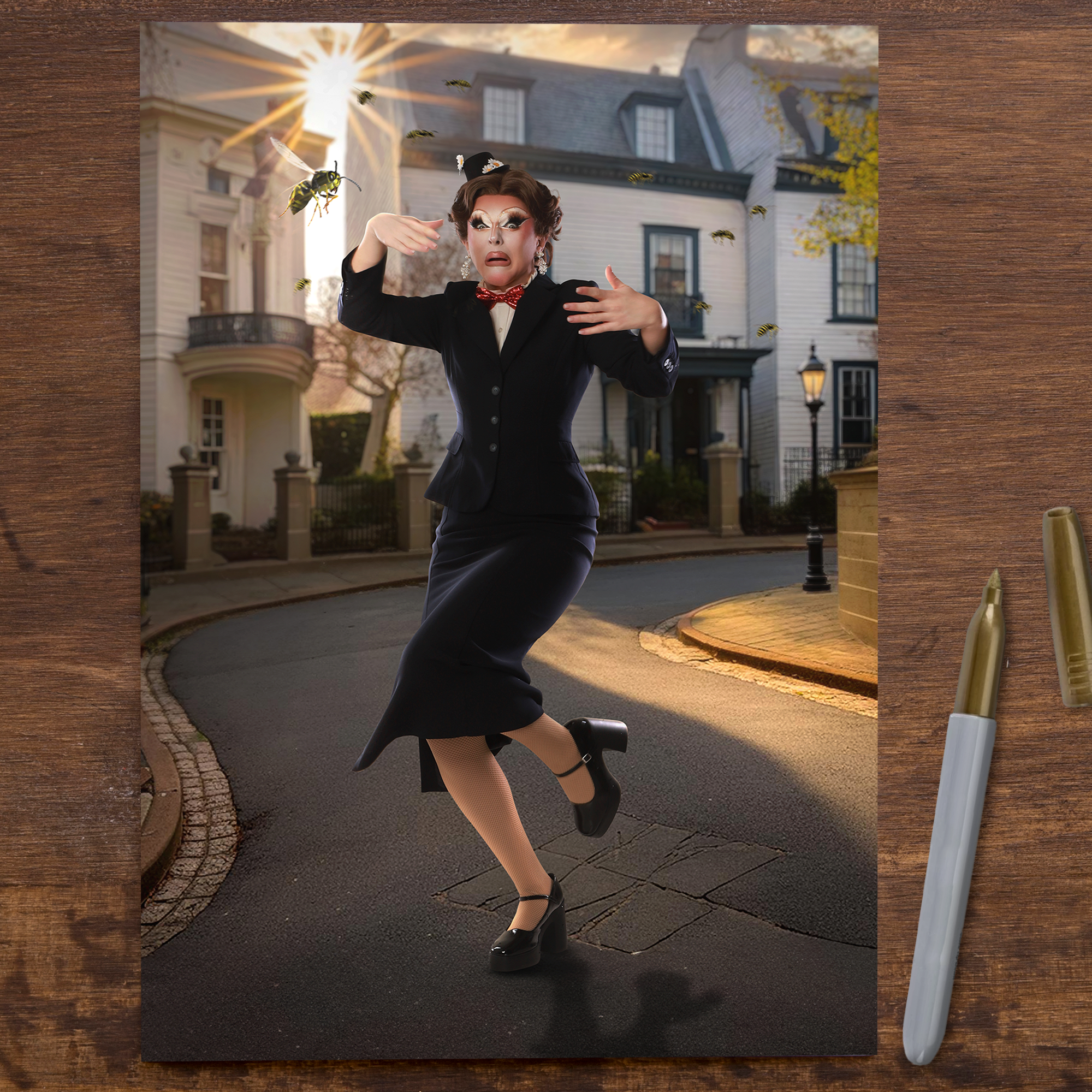 Charra Tea - WAAAAASSPPP Signed Print