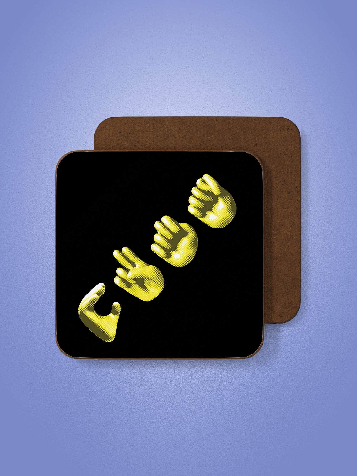 Cunt Sign Langugage Coaster