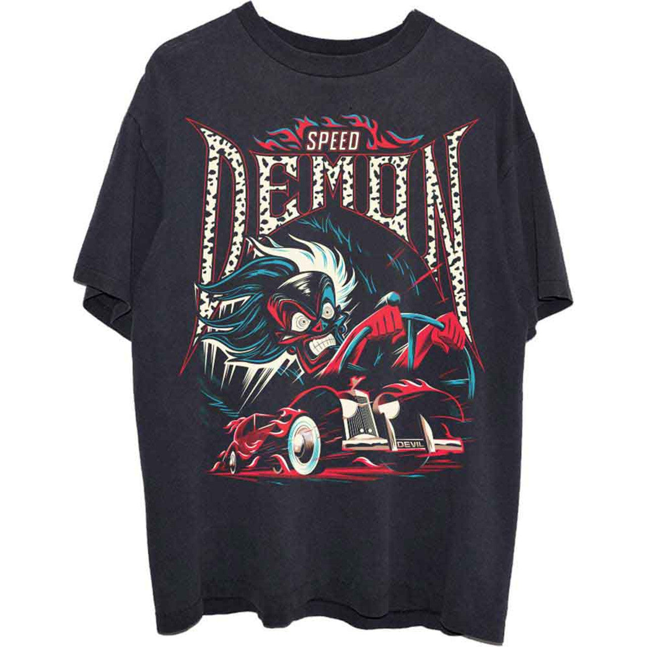 Disney® - 101 Dalmatians Unisex T-Shirt: Cruella Speed Demon