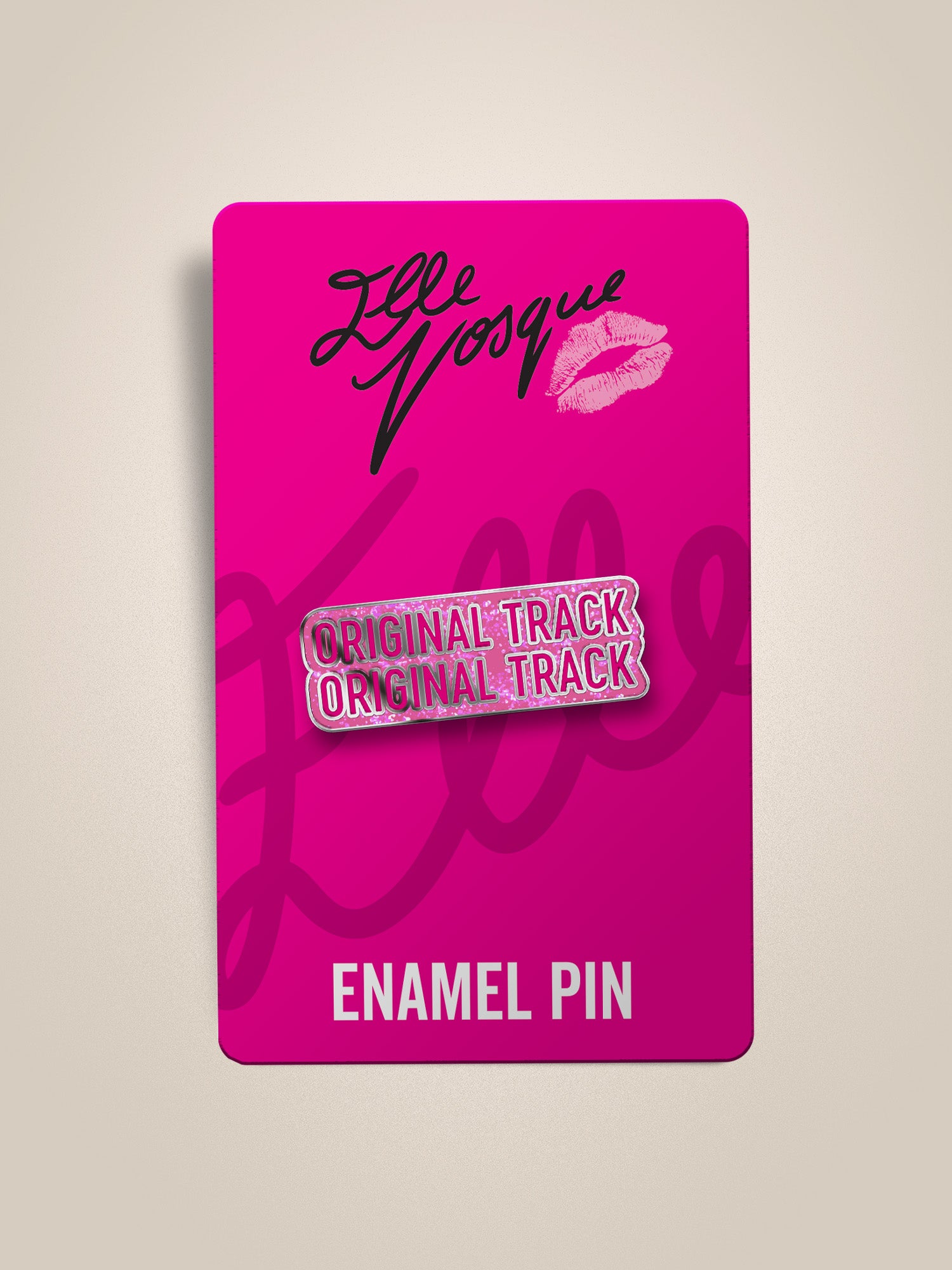 Elle Vosque - Original Track Enamel Pin