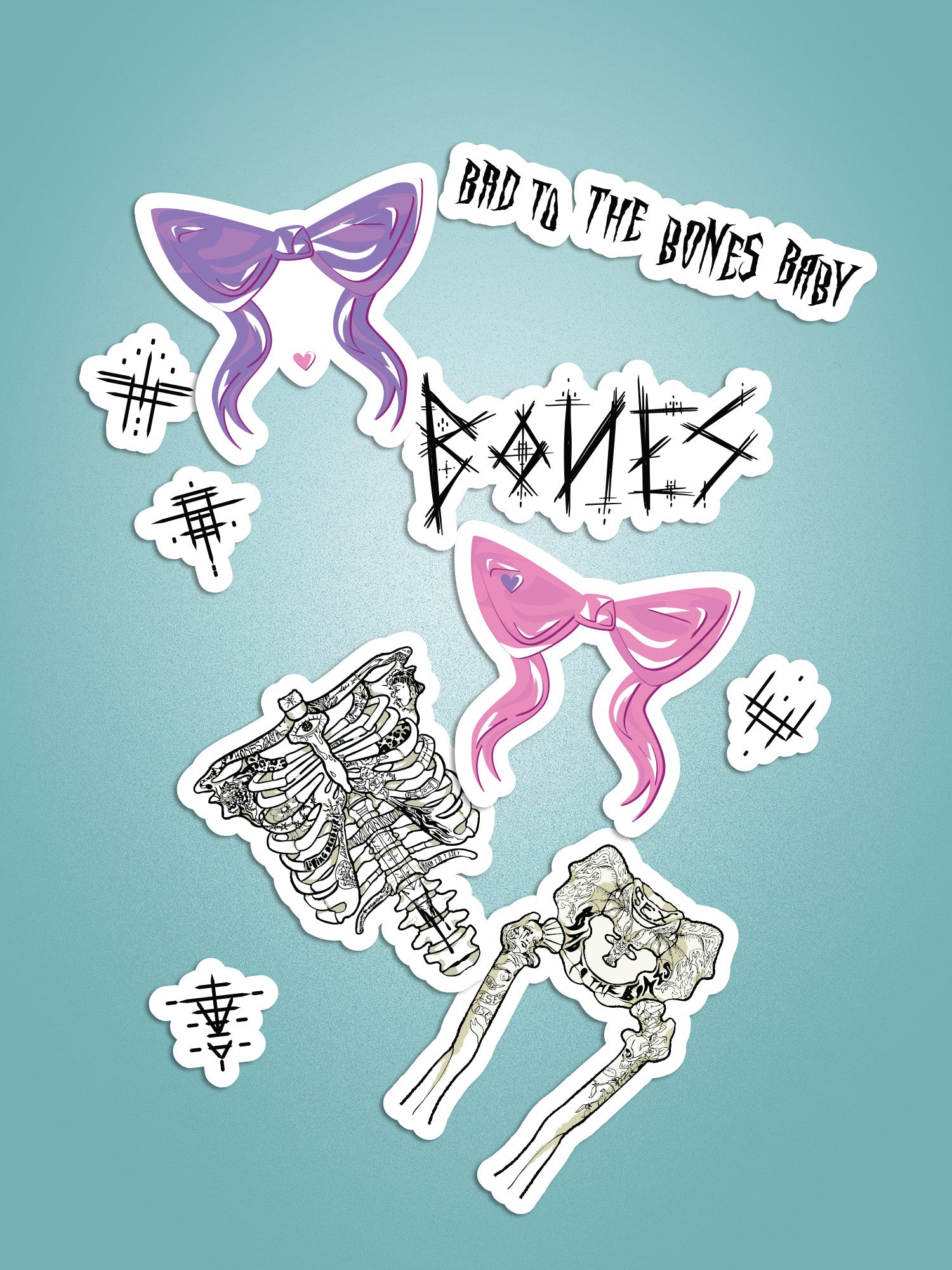 Bones - Sticker Sheet