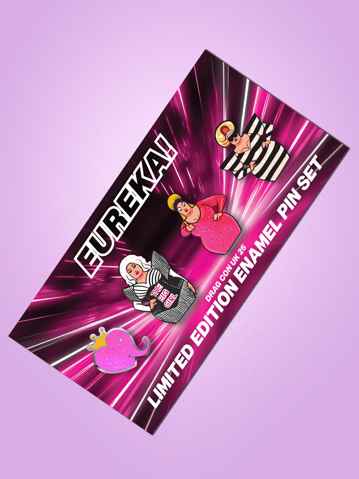Eureka O'Hara - Limited Edition Drag Con UK 2025 Eclusive Enamel Pin Set - LIMITED AVAILABILITY