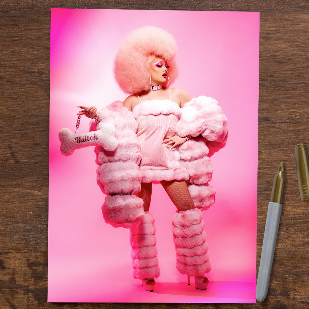 Elle Vosque - Cuddly Signed Print