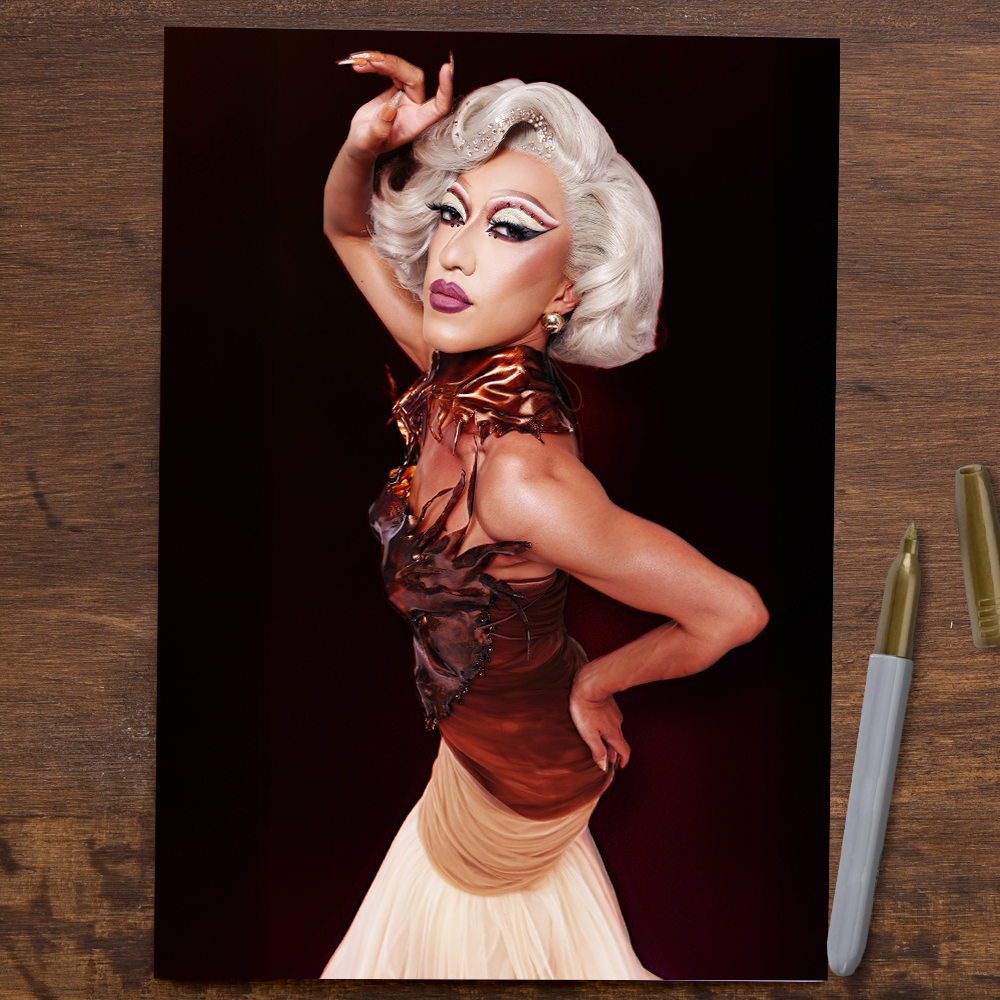 Chai T Grande - Brit Gala Signed Print