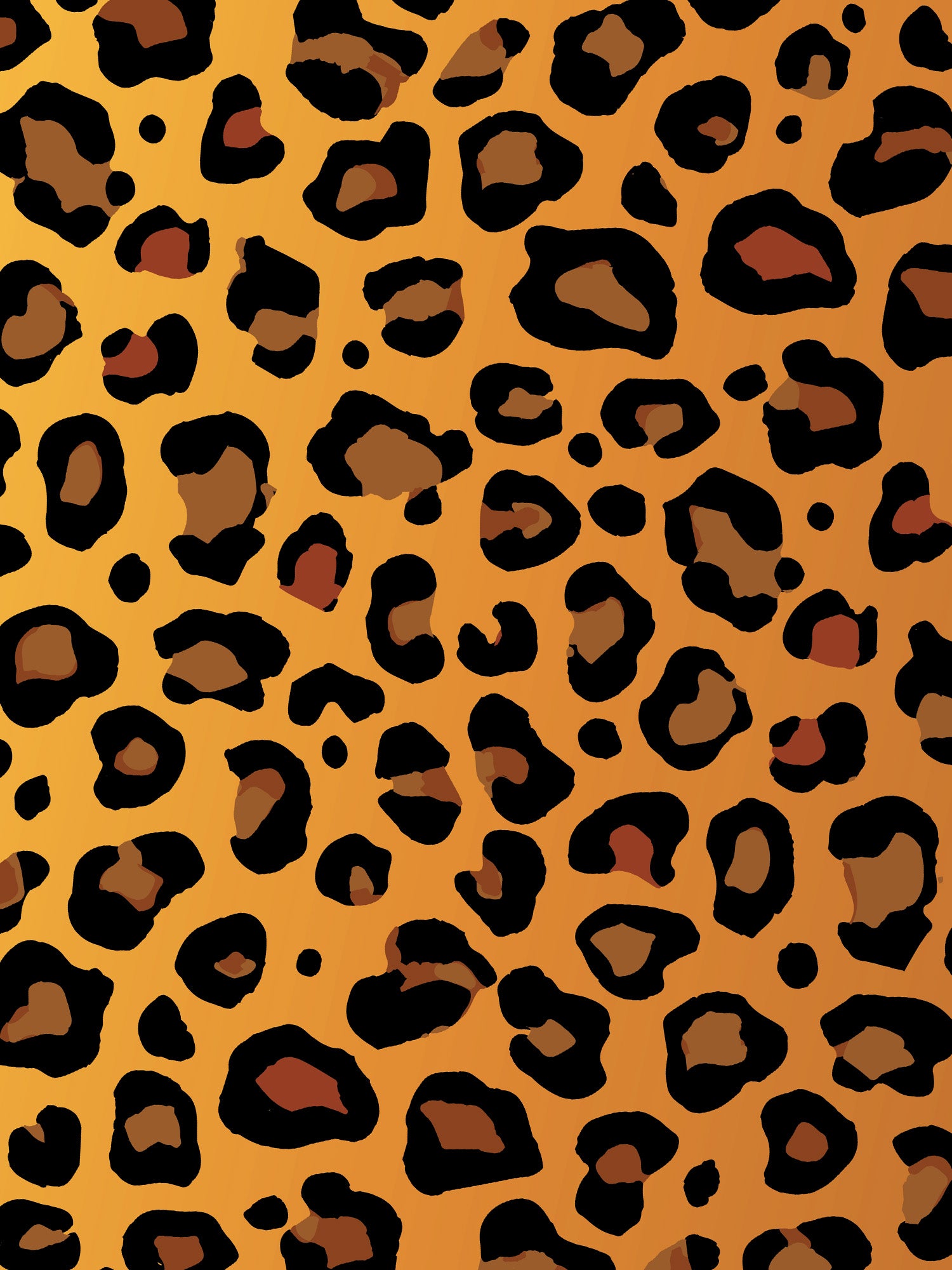 Leopard Print Brown Clack Fan