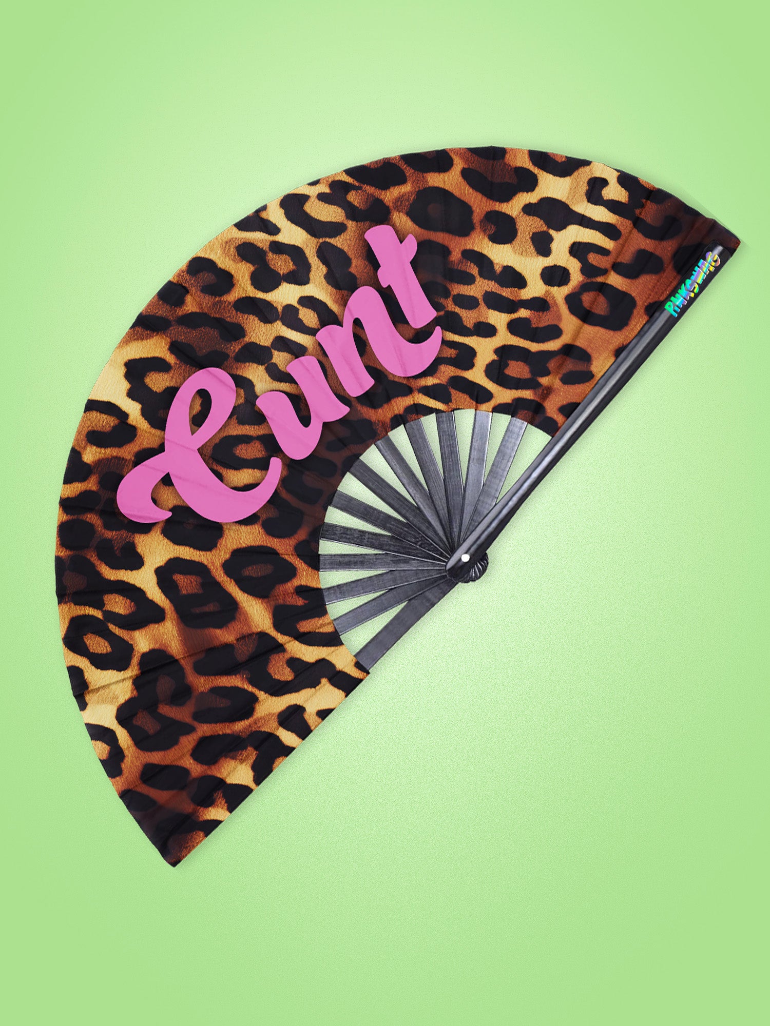Cunt Leopard Print Clack Fan