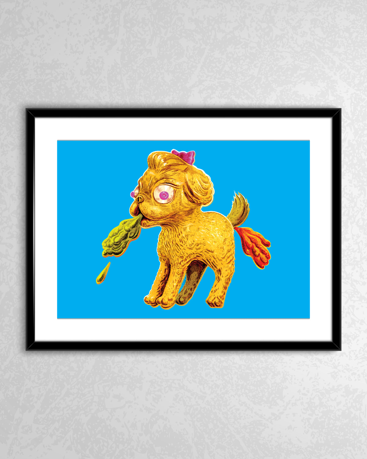 Jock Mooney - Vomit Shit Dog Print