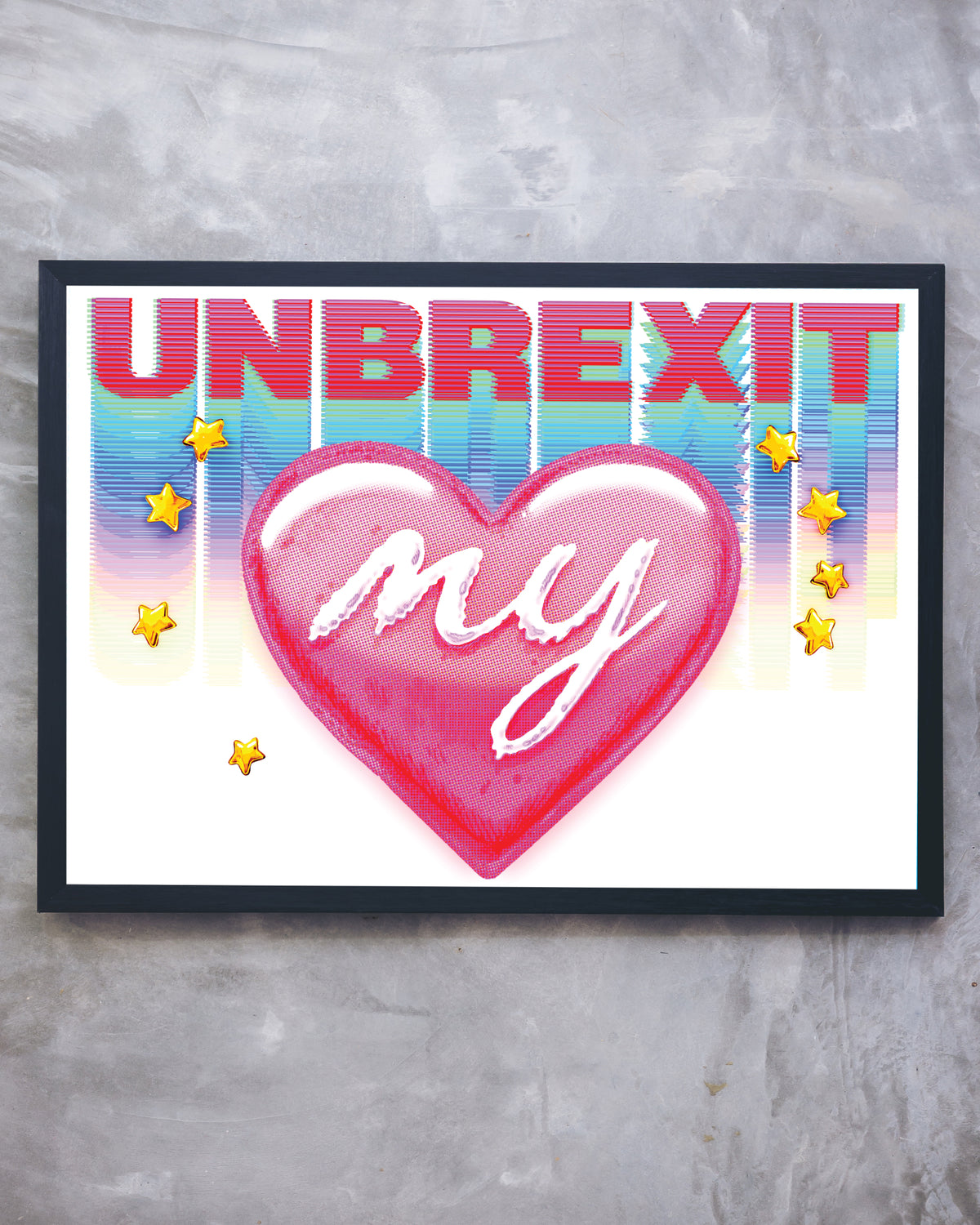 Jock Mooney - Unbrexit My Heart Print
