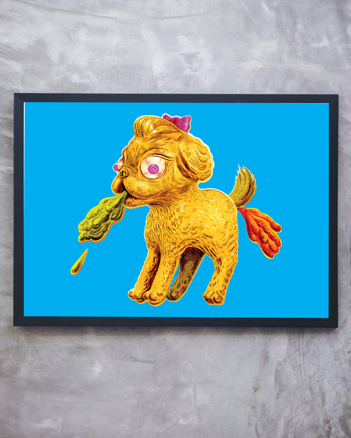 Jock Mooney - Vomit Shit Dog Print