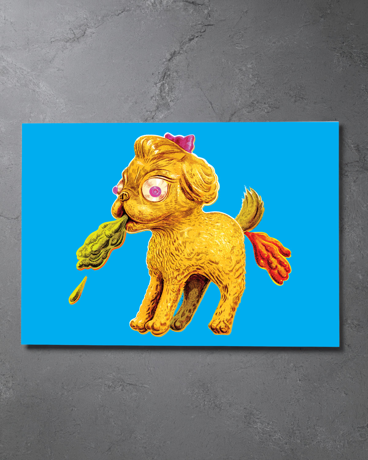 Jock Mooney - Vomit Shit Dog Print