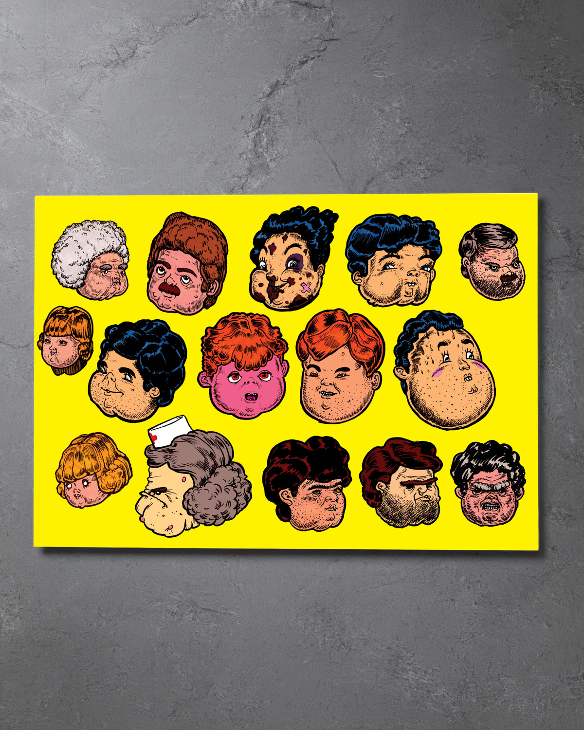 Jock Mooney - Bunch of Twats Print