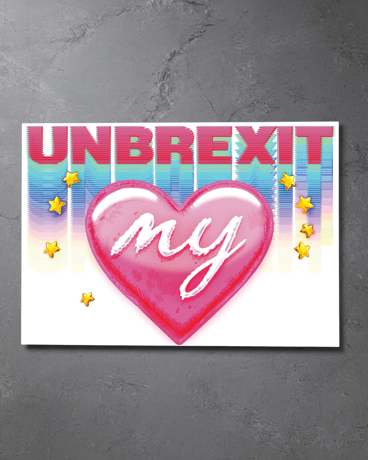 Jock Mooney - Unbrexit My Heart Print