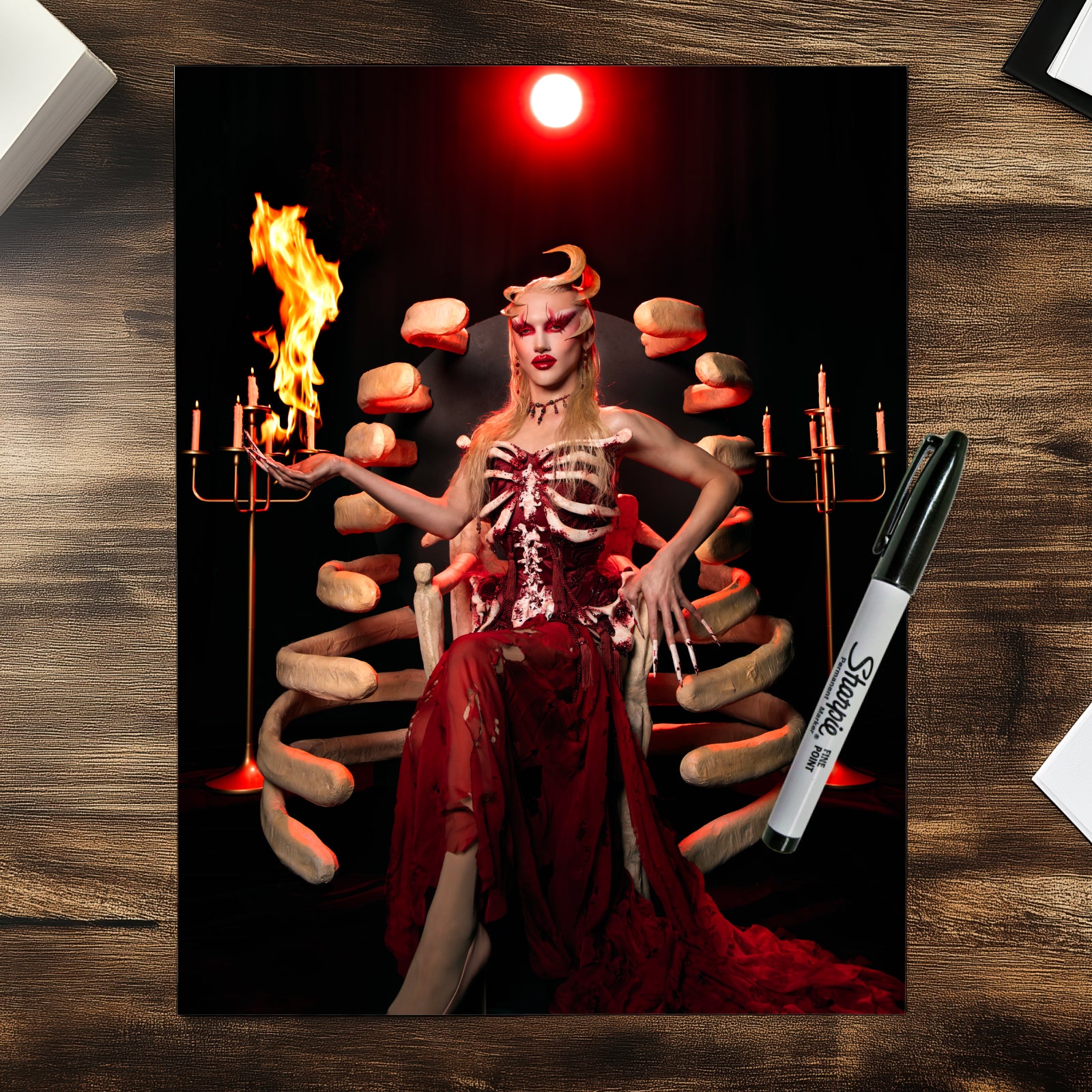 Kyran Thrax - Bones Signed Print