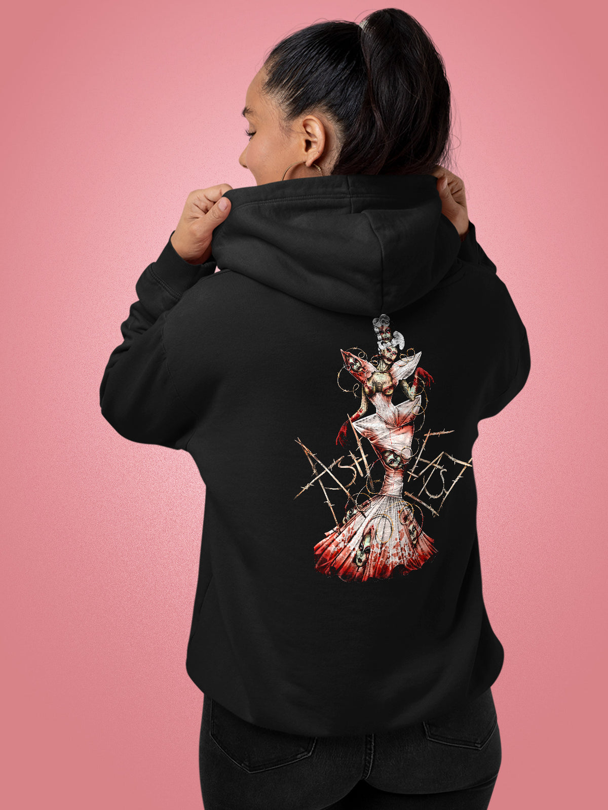 Ash Ease Barbwire Hoodie, official Ash Ease merch