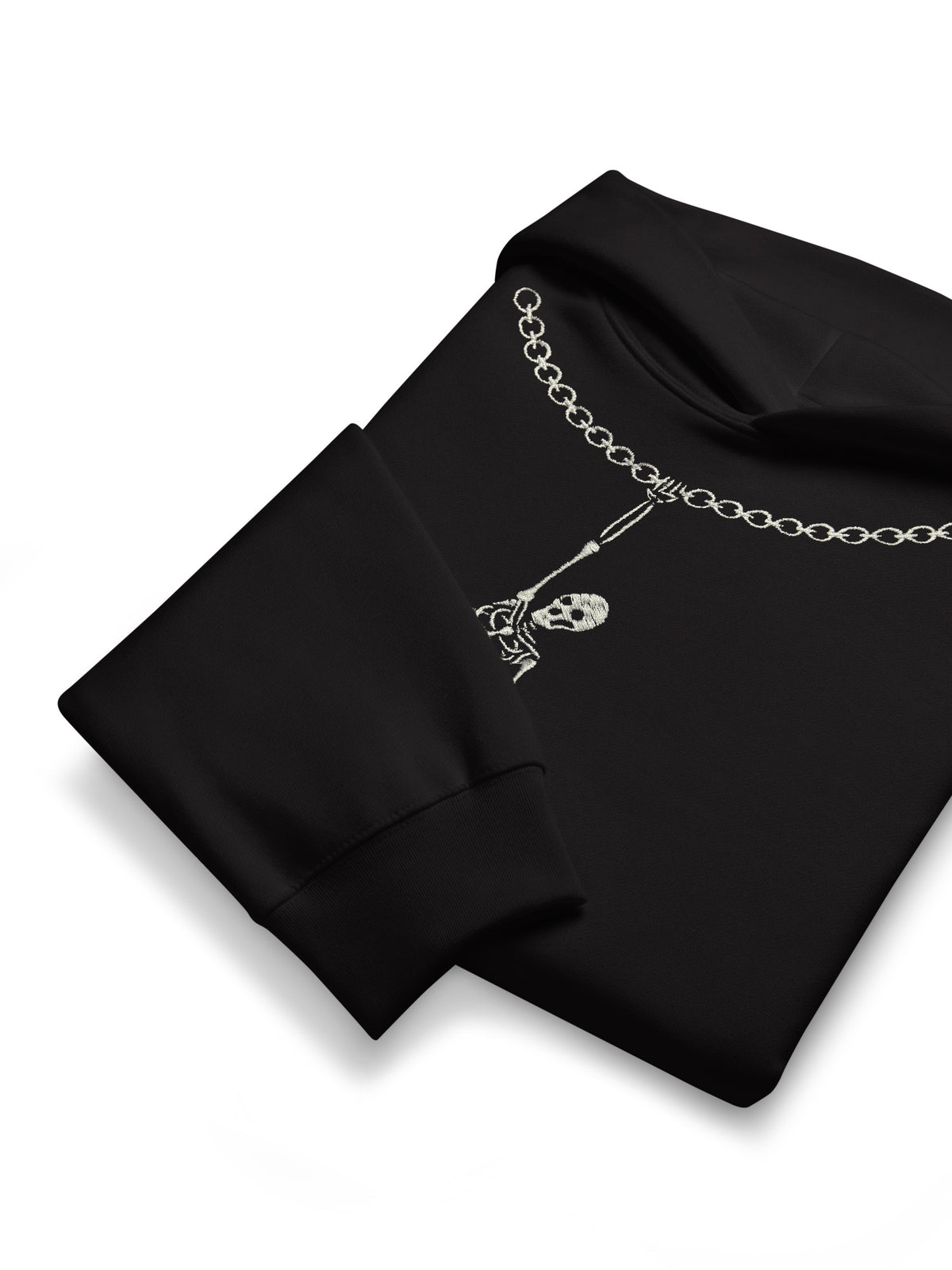 Skeleton Chain Embroidered Hoodie, photo 2