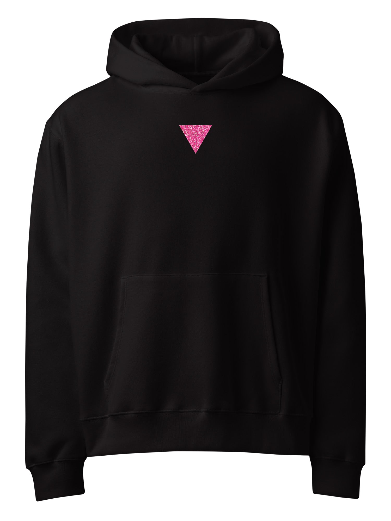 Pink Glitter Triangle Hoodie