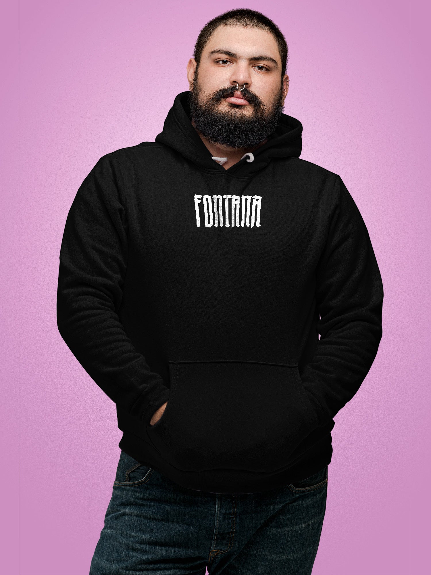 Fontana - Pink Angel Hoodie