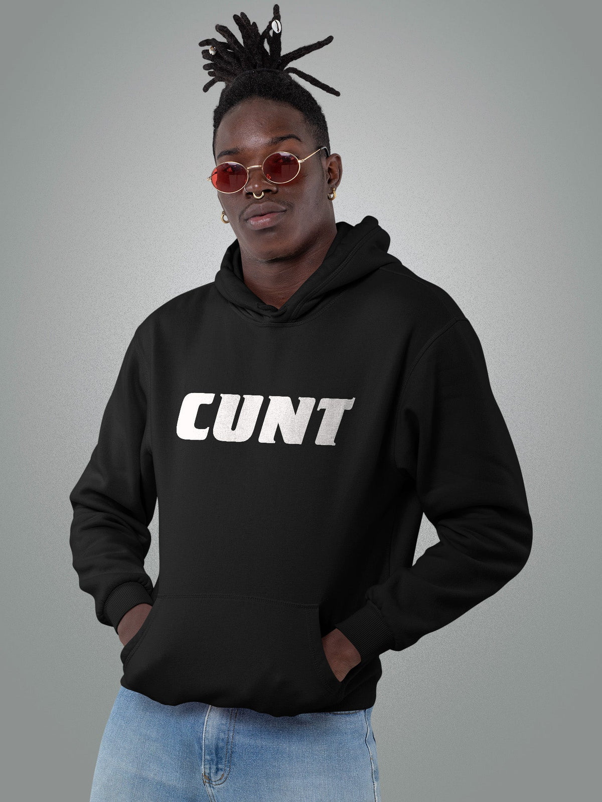 The Cunt Full Look: Cunt Hoodie