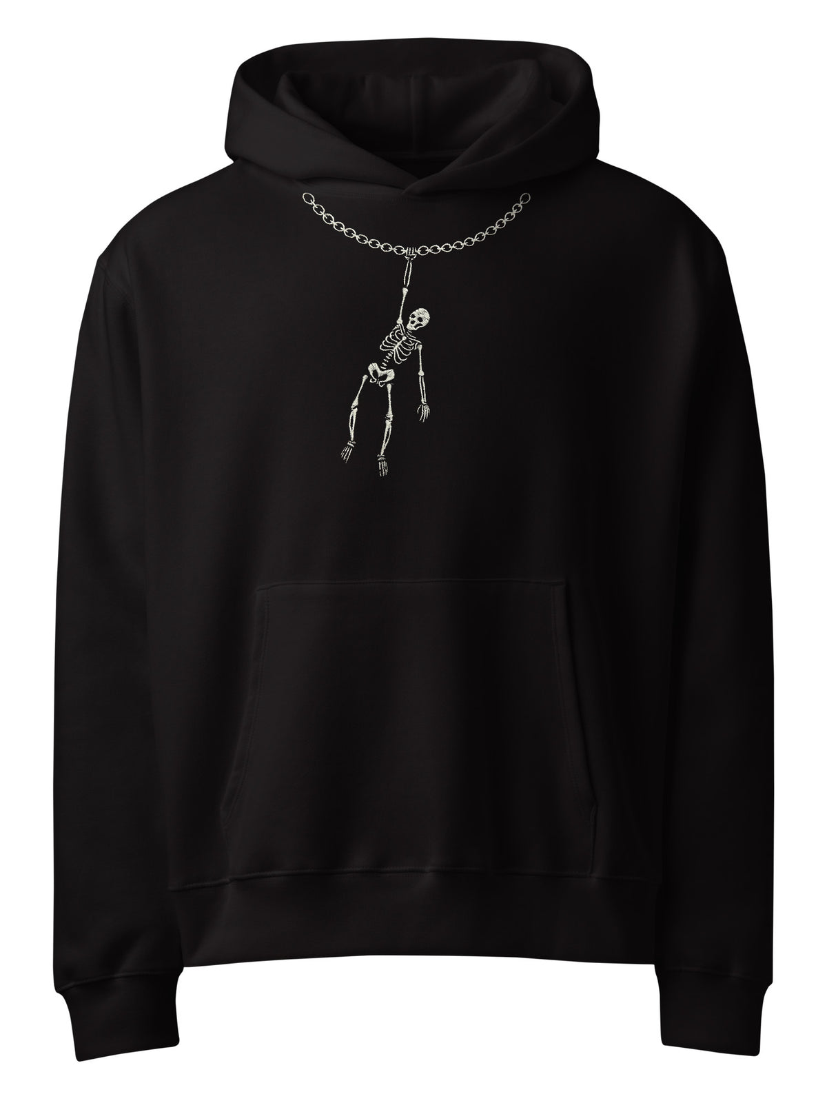 Skeleton Chain Embroidered Hoodie, photo 3