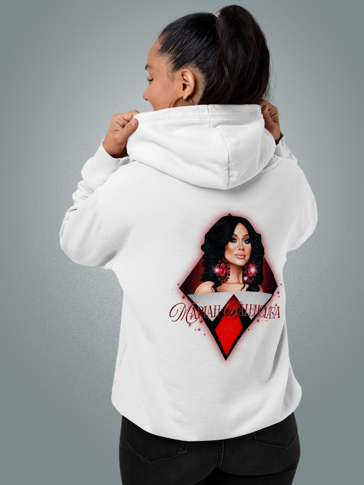 Mariah Balenciaga - Meet The VS Portrait Hoodie
