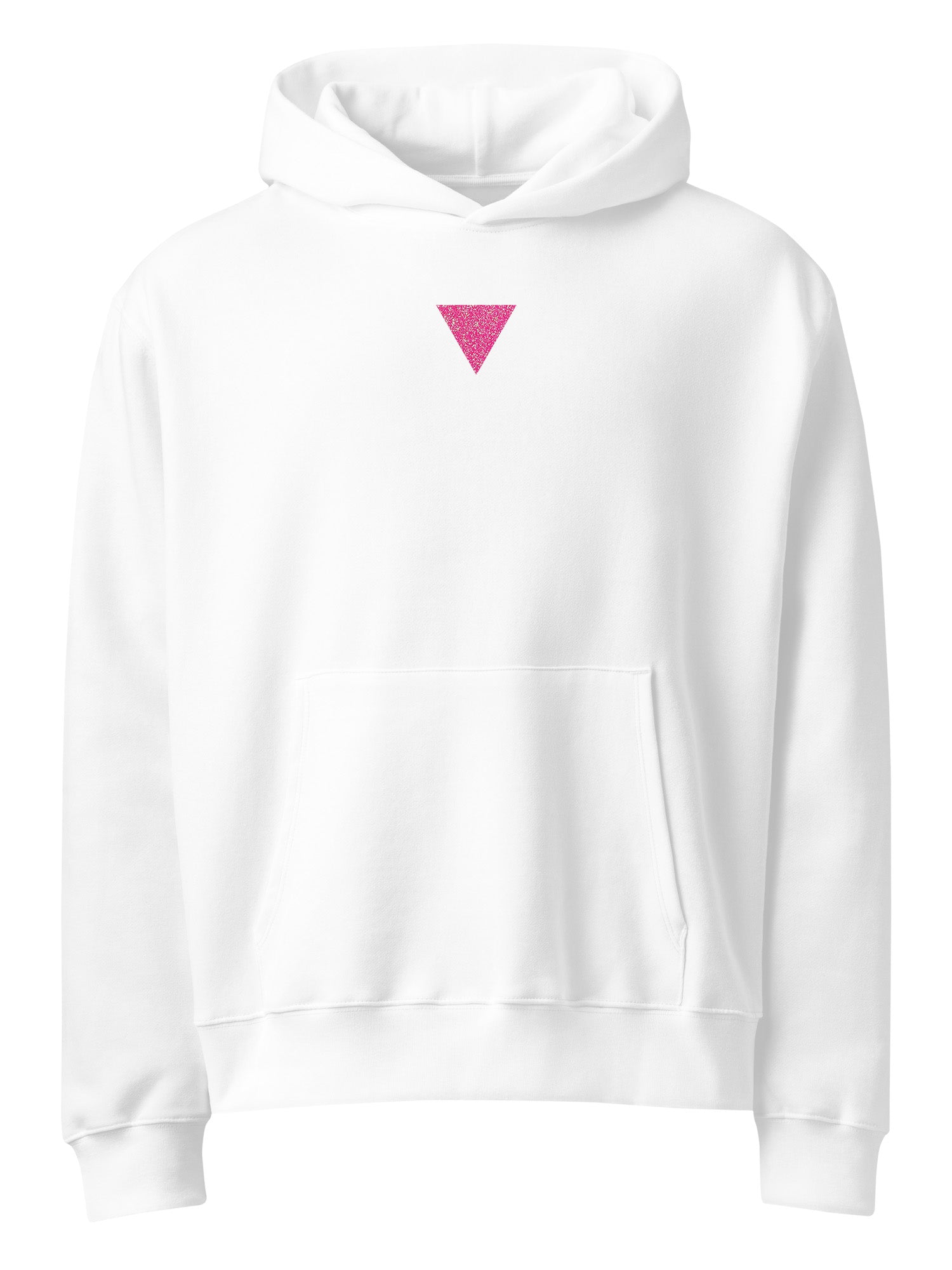Pink Glitter Triangle Hoodie