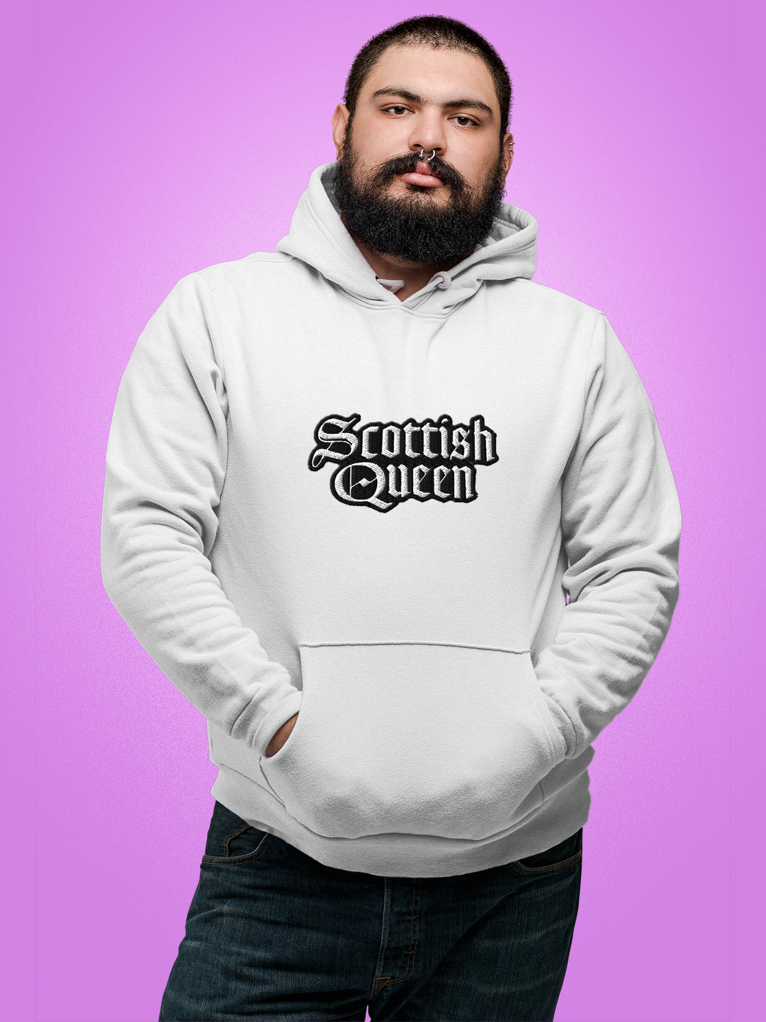 Mary Mac - Scottish Queen Embroidered Hoodie