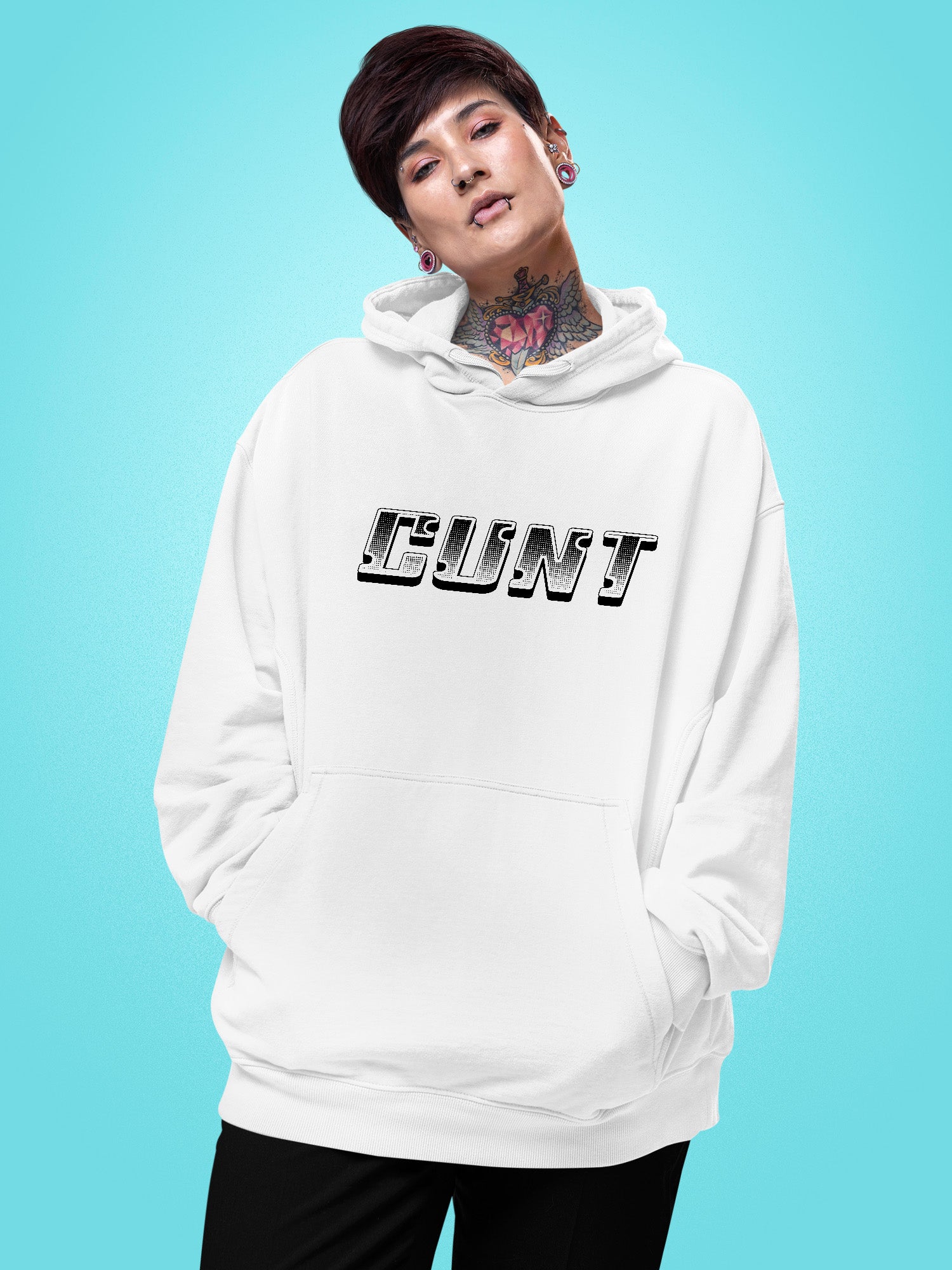 Cunt Outline Hoodie